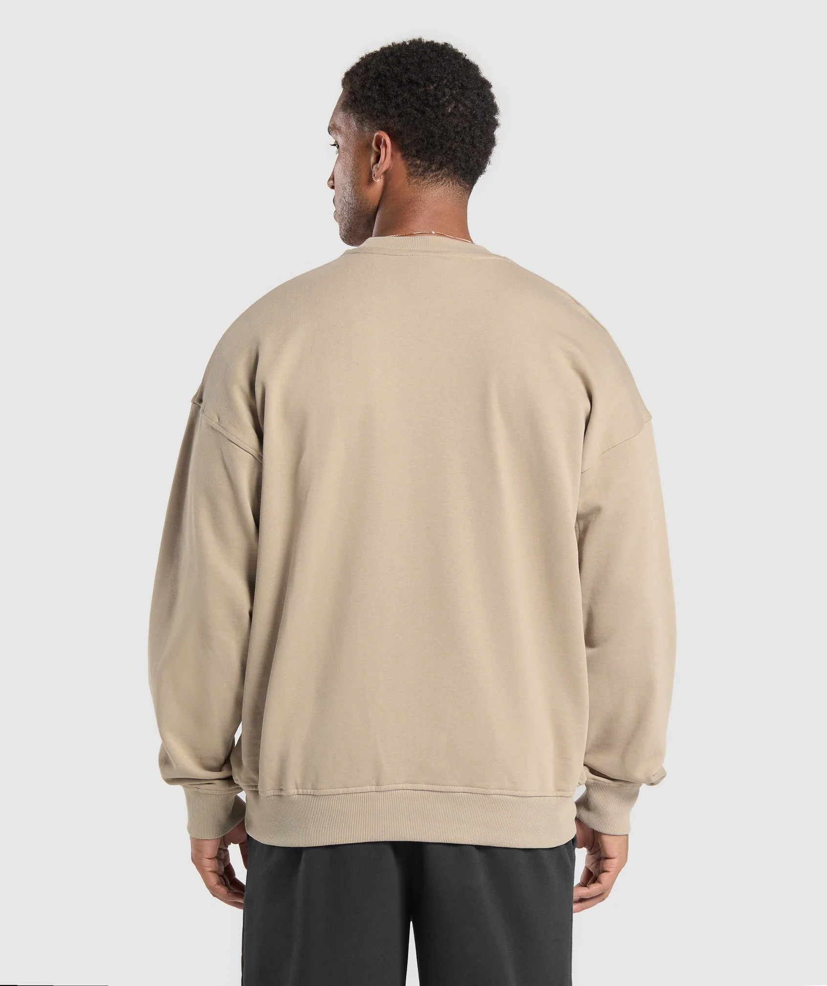 Gymshark Rest Day Essentials Crew - Sand Brown