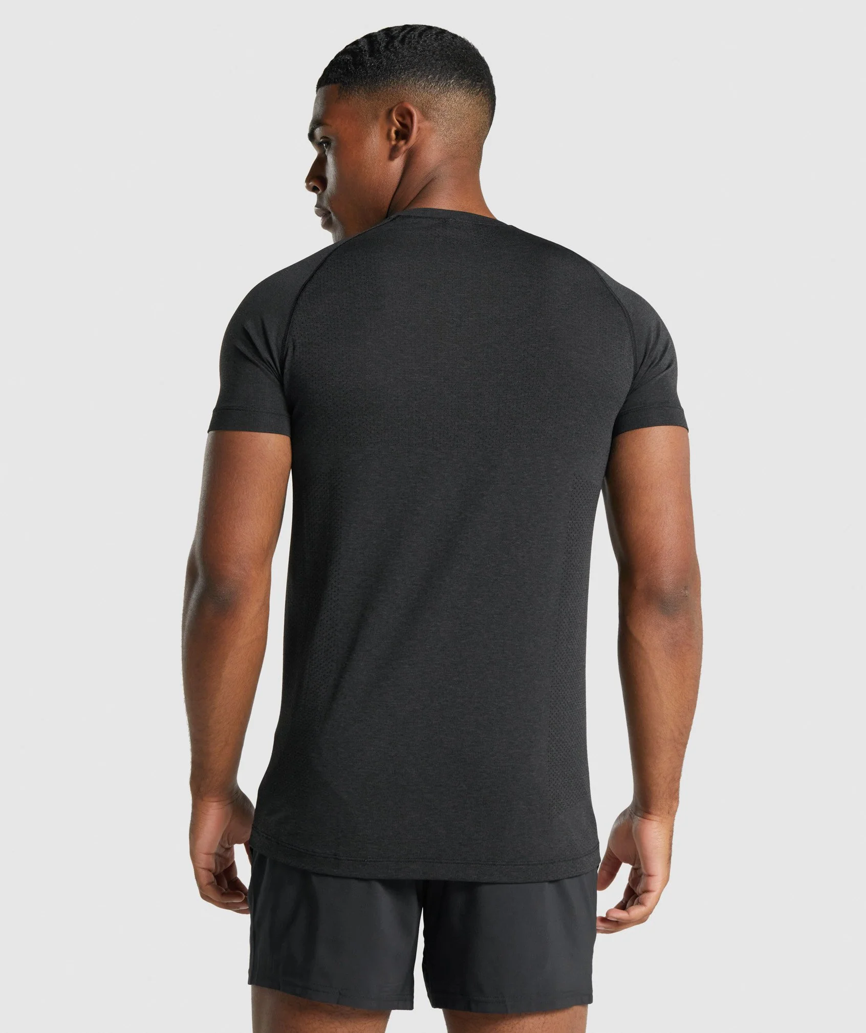 Gymshark Vital Light Seamless T-Shirt - Black Marl
