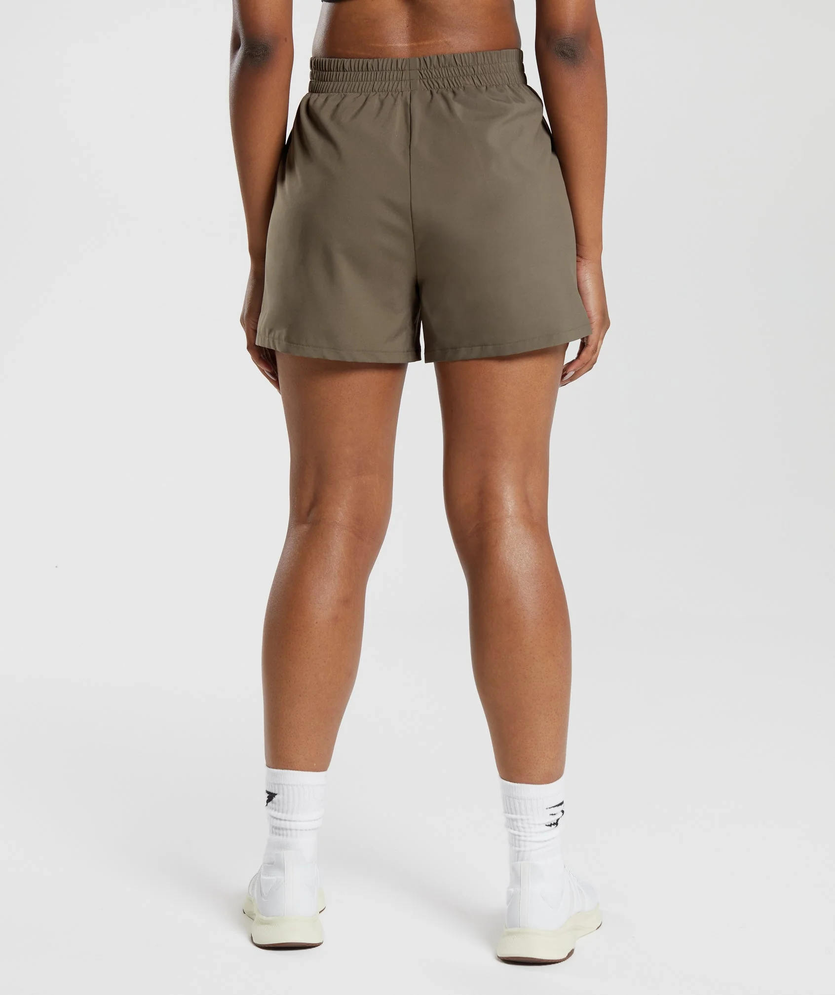 Gymshark Woven Pocket Shorts - Camo Brown