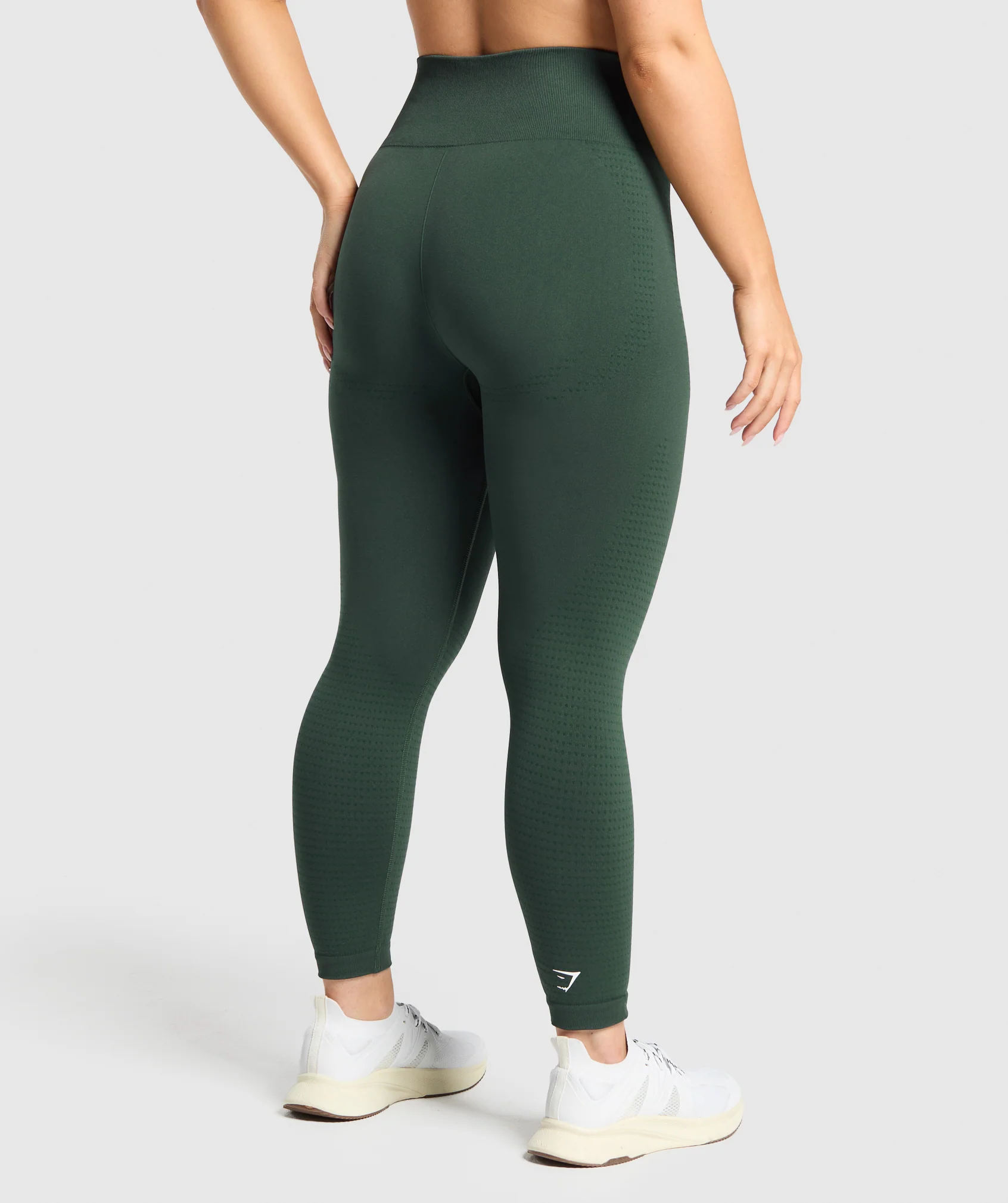 Gymshark Vital Seamless Leggings - Woodland Green Marl