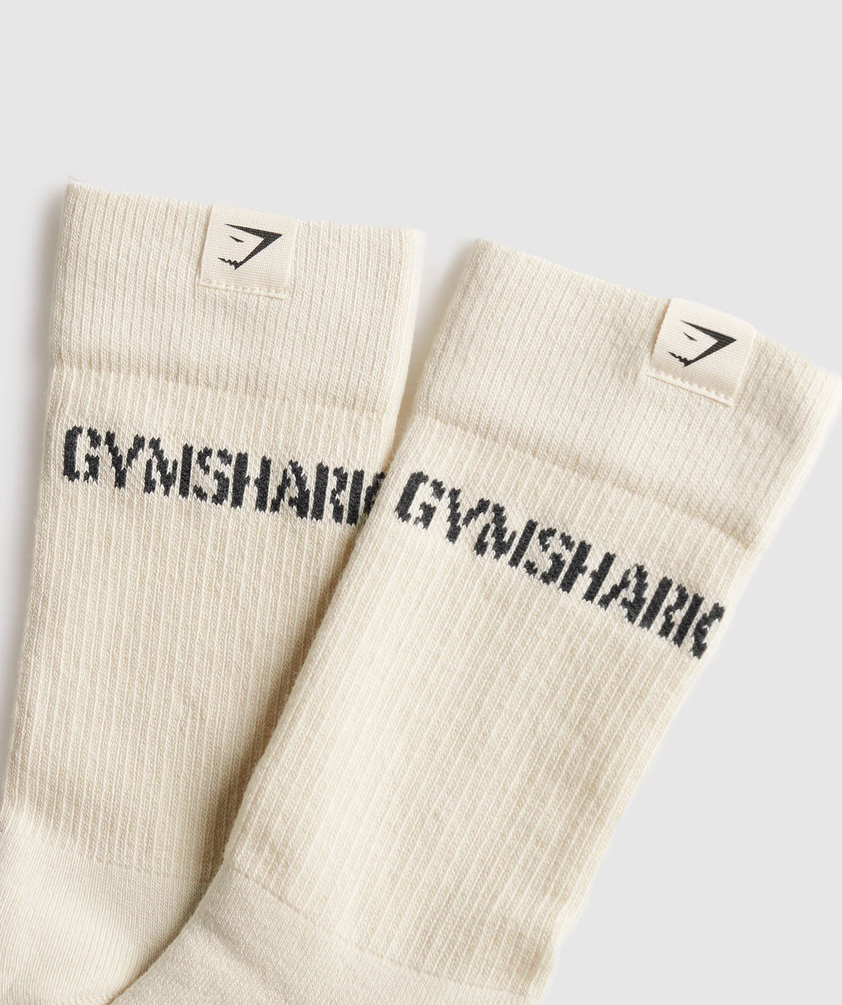 Gymshark Tactical Crew Socks - Ecru White