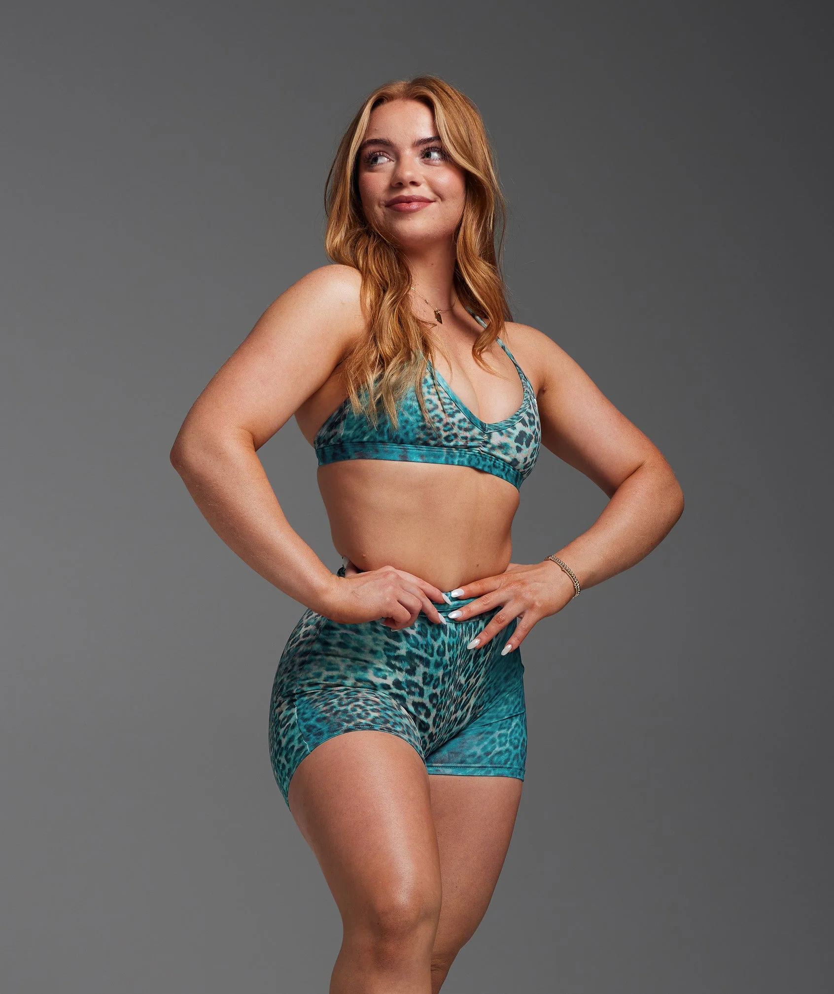 Power Shorts - Bondi Teal