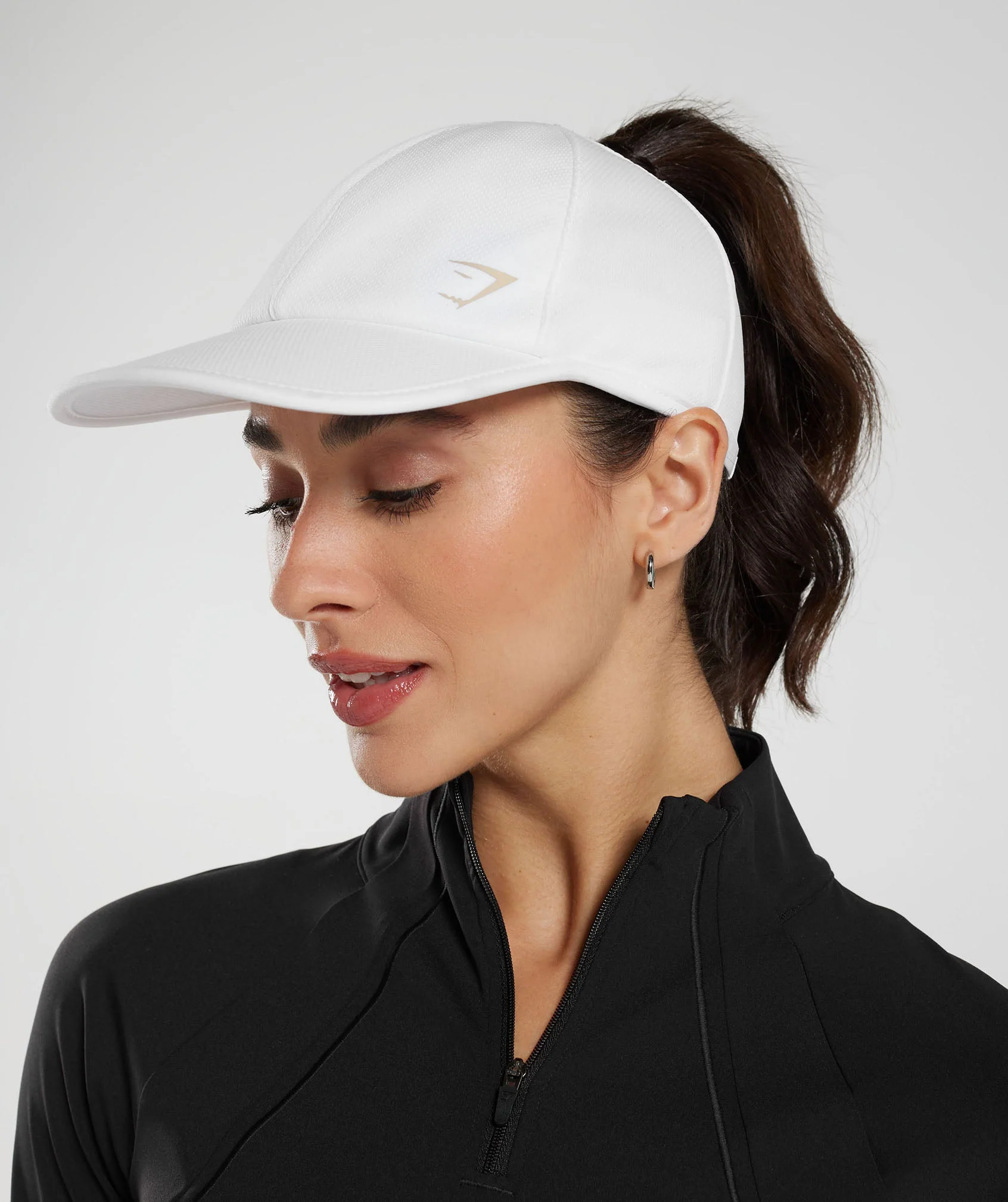 Gymshark Ponytail Cap - White
