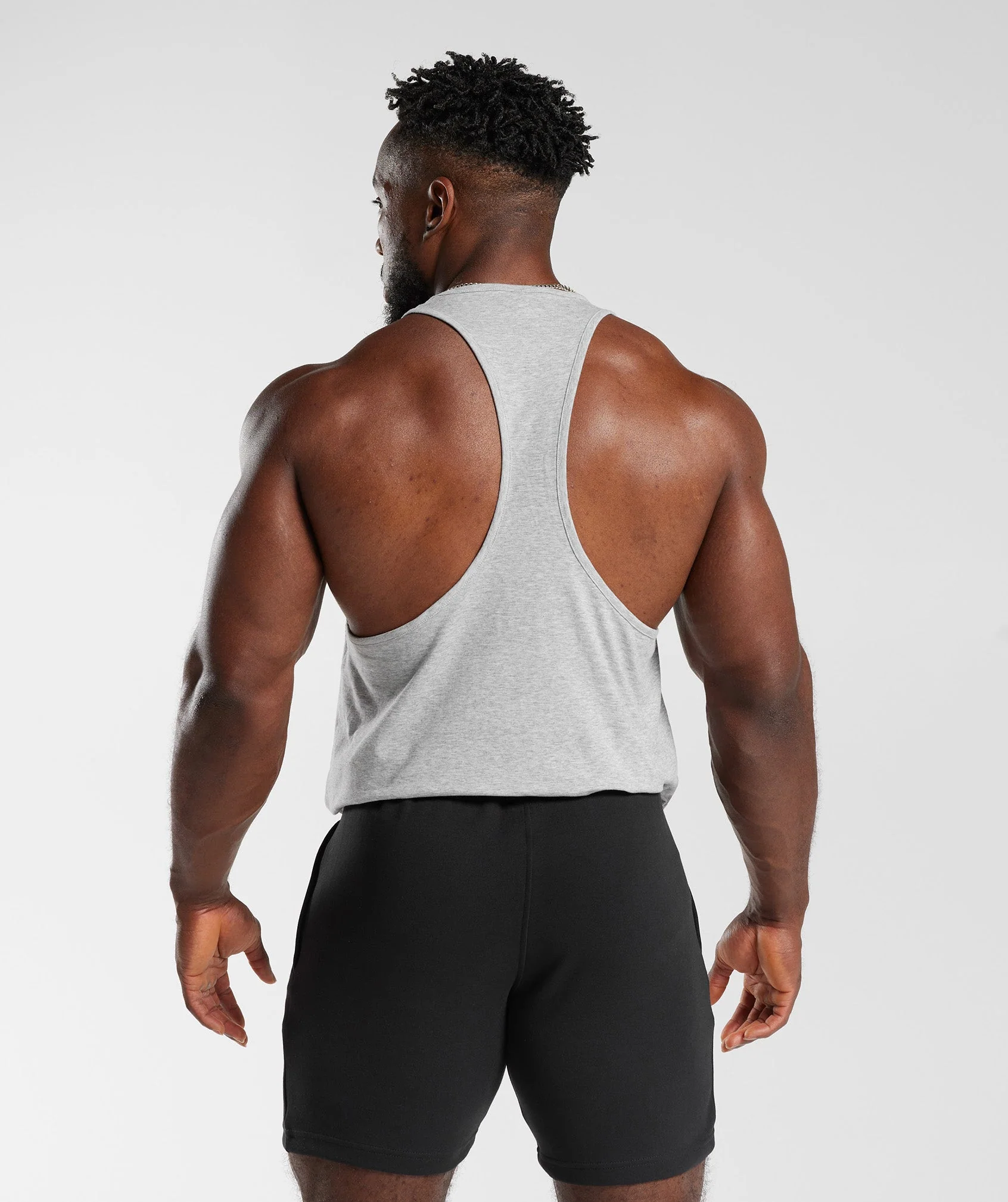 Gymshark Critical 2.0 Stringer - Light Grey Marl