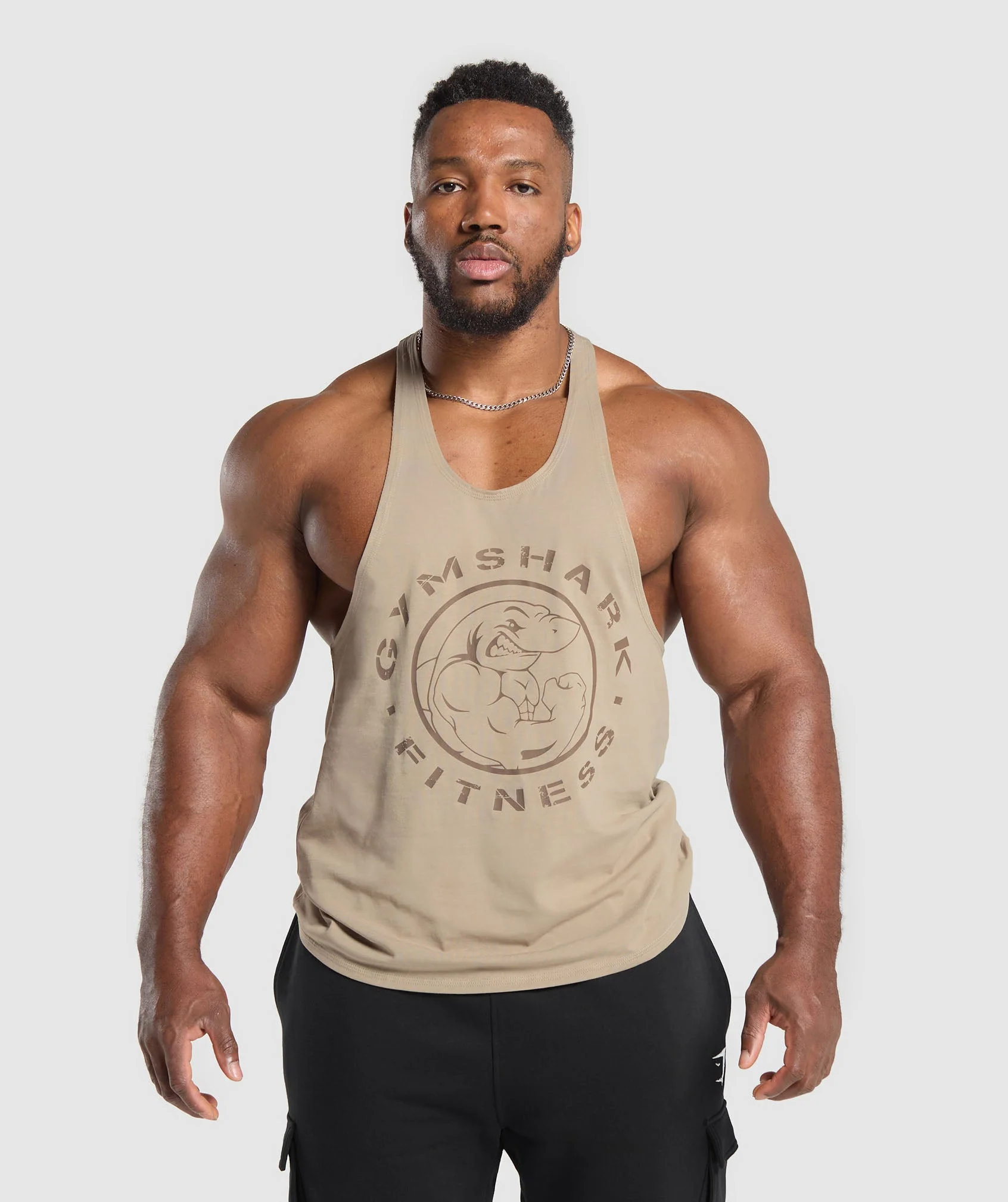Gymshark Legacy Stringer - Cement Brown