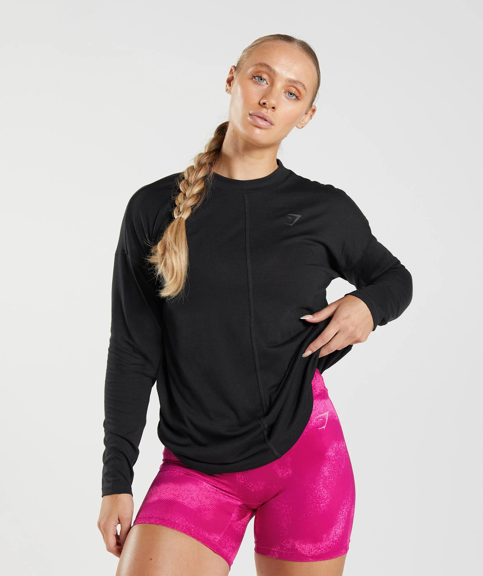 GS Power Long Sleeve T-Shirt - Black