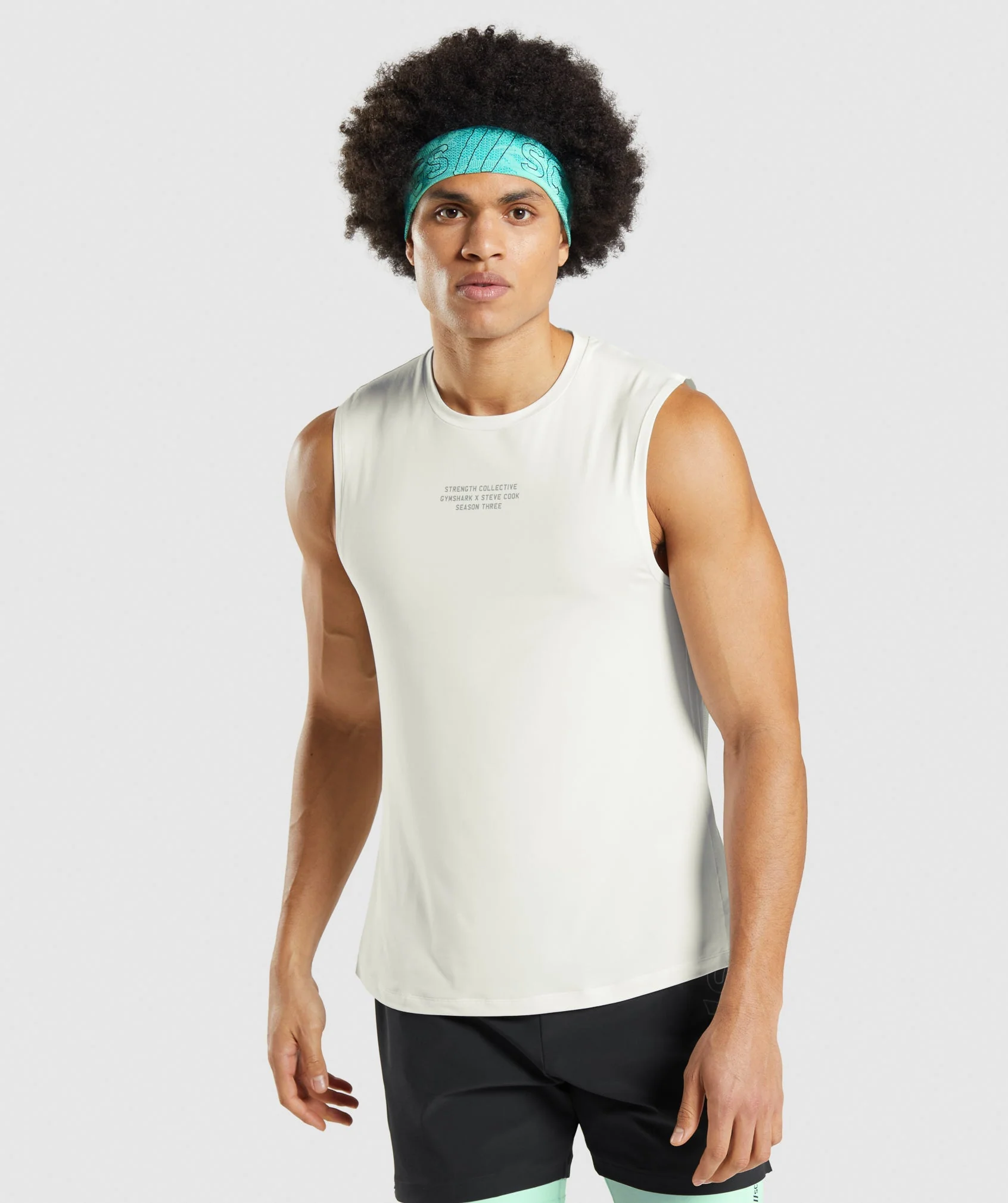Gymshark//Steve Cook Tank - Off White