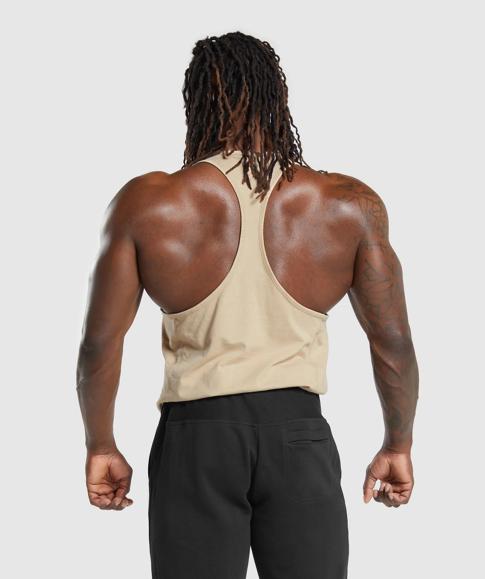 Gymshark Power Washed Stringer - Desert Beige
