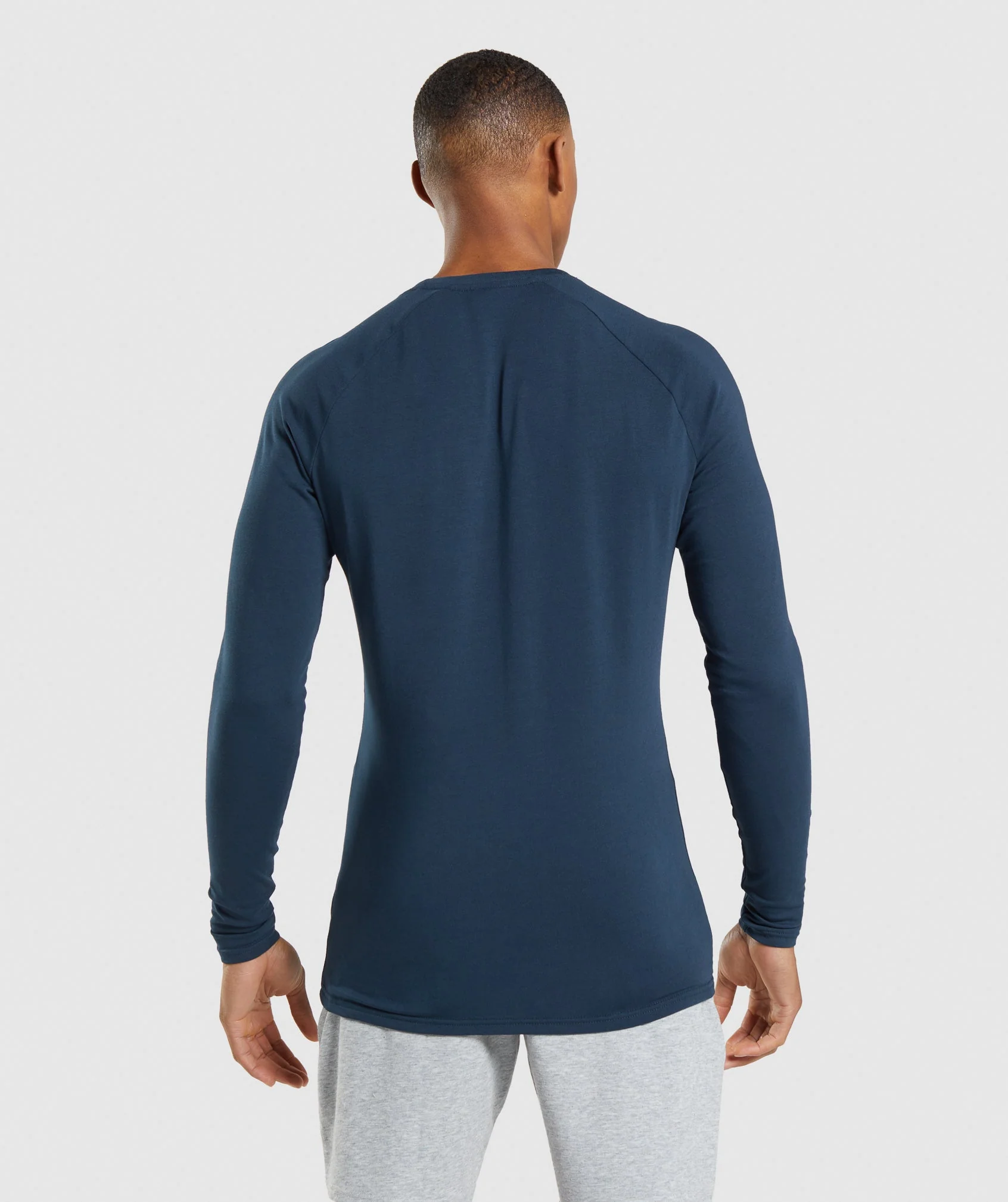 Gymshark Apollo Long Sleeve T-Shirt - Navy