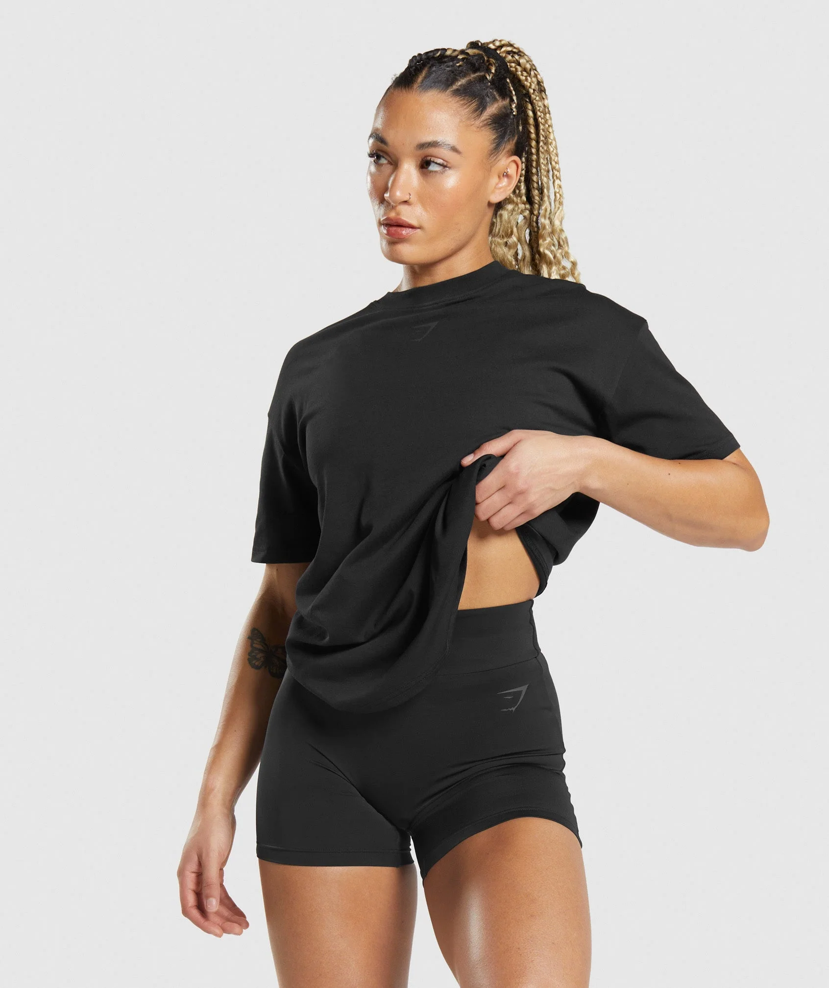 Power Oversized T-Shirt - Black