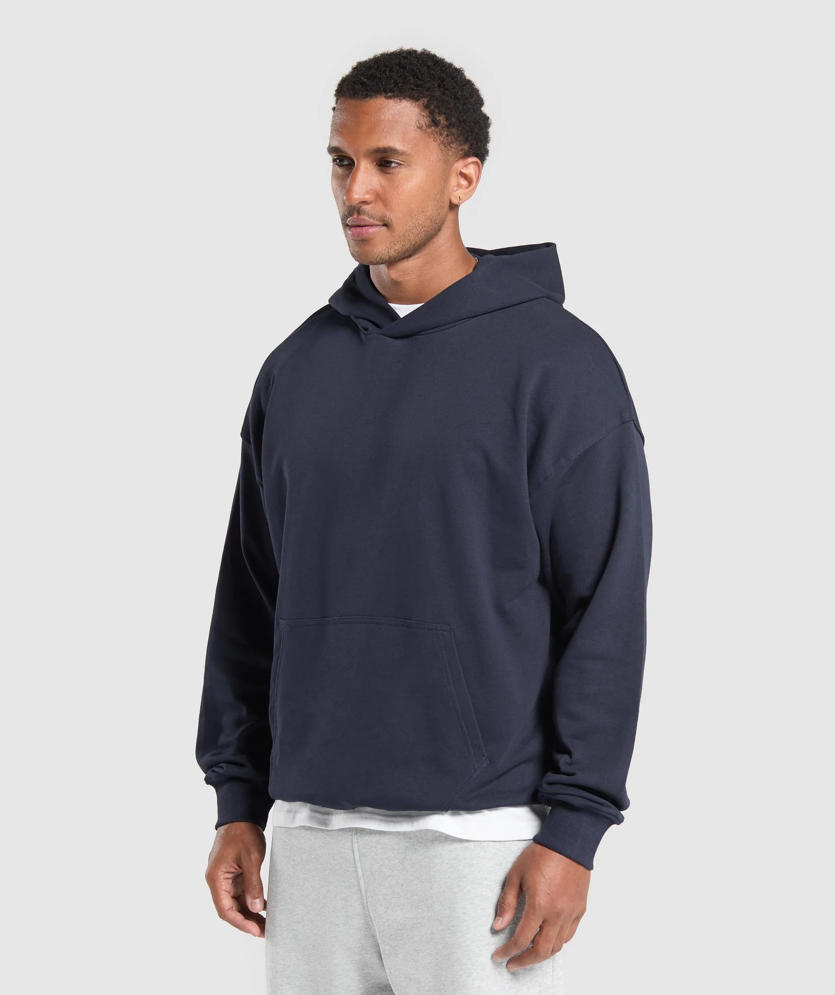Gymshark Rest Day Essentials Hoodie - Heavy Blue