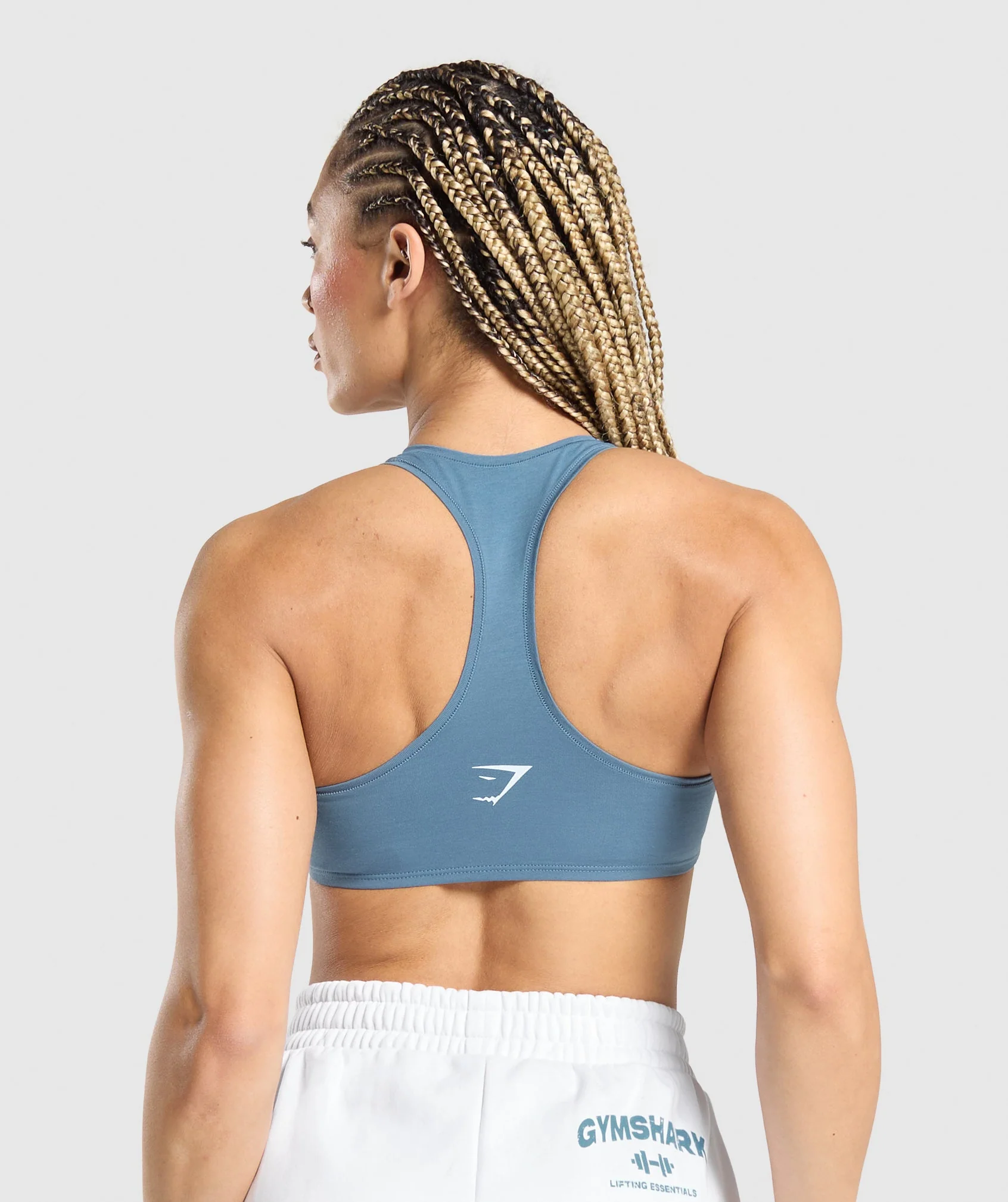 Gymshark Team GS Bralette - Faded Blue