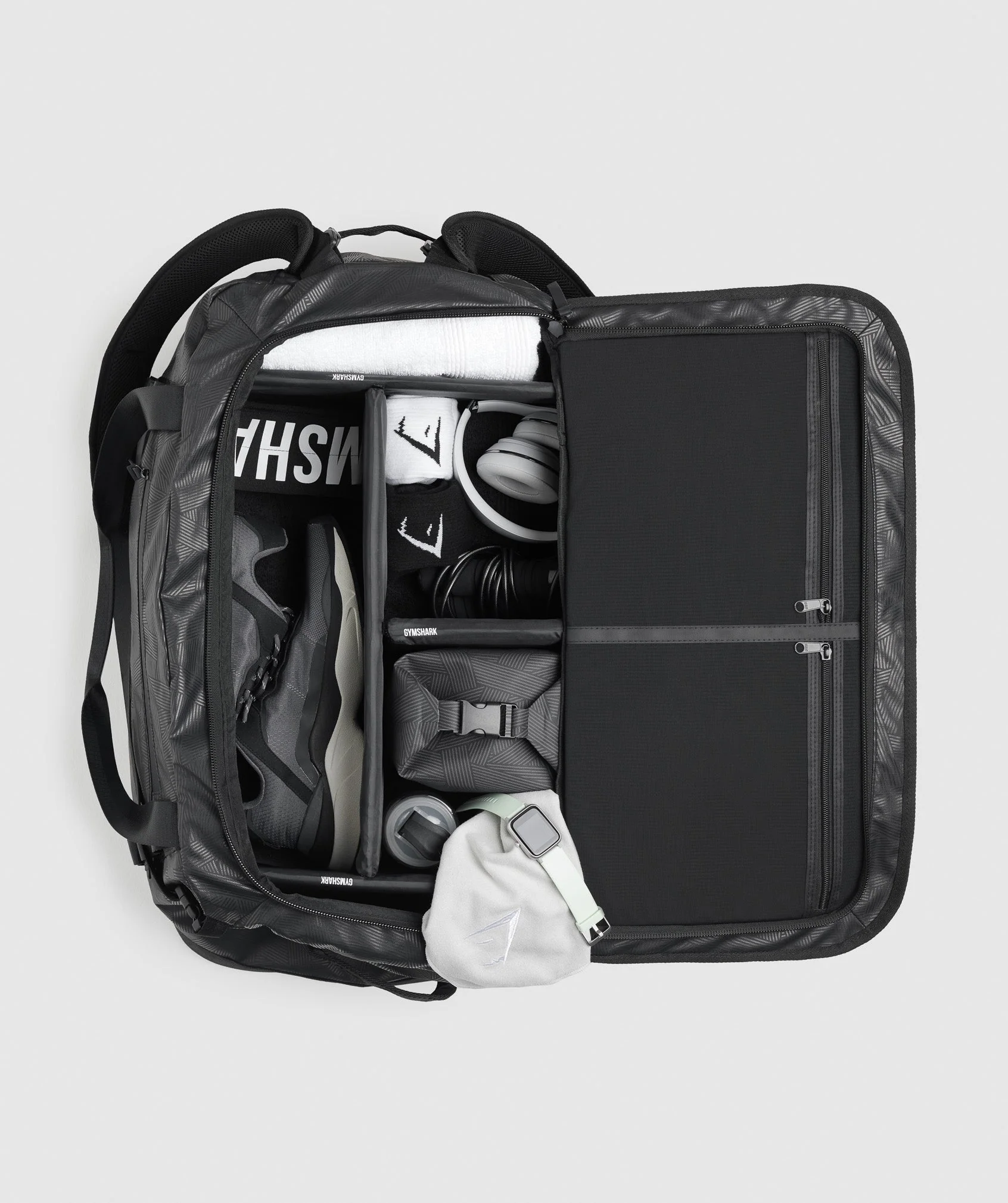 Gymshark X-Series Duffle Bag - Black Print