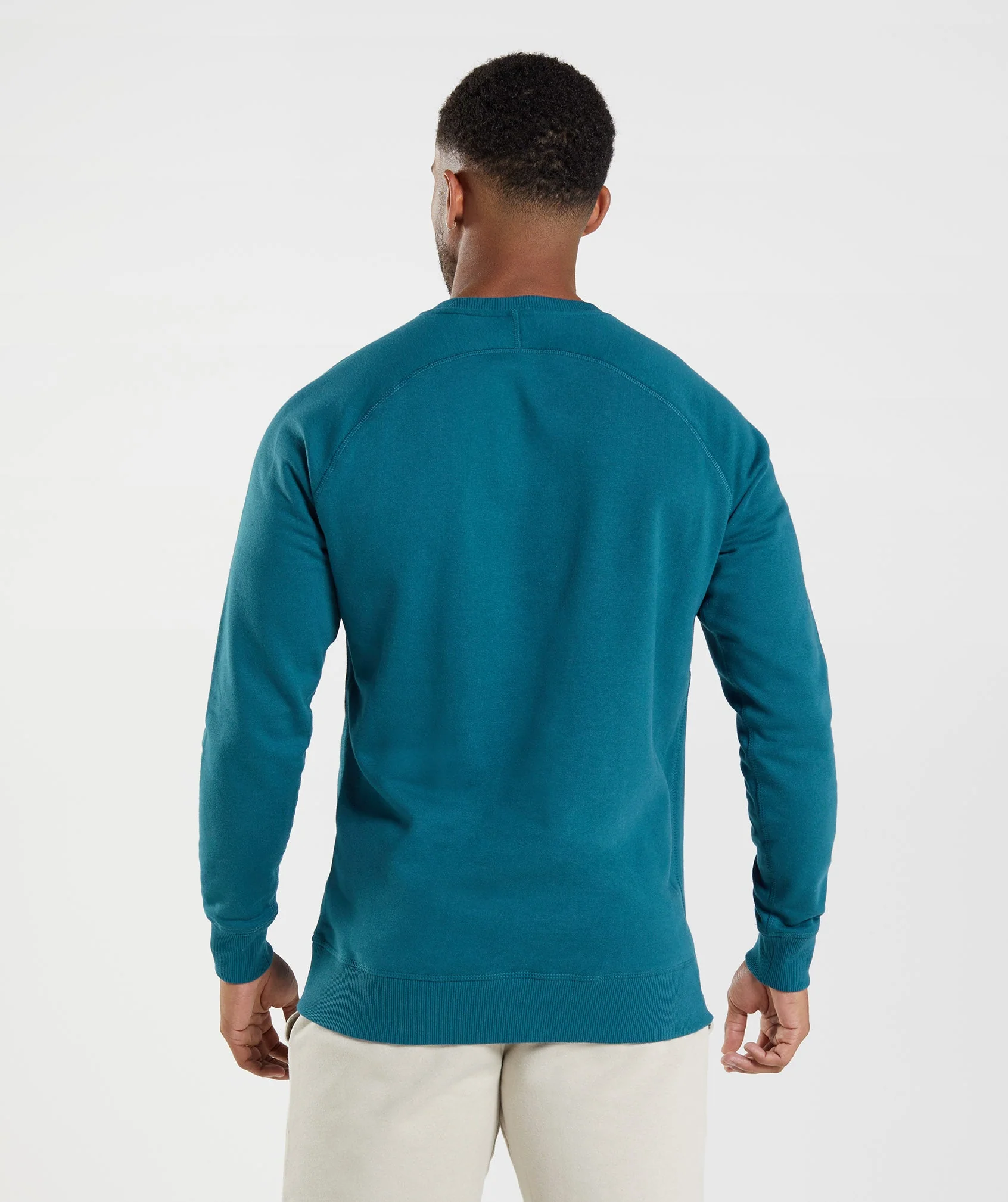 Gymshark Crest Sweatshirt - Atlantic Blue