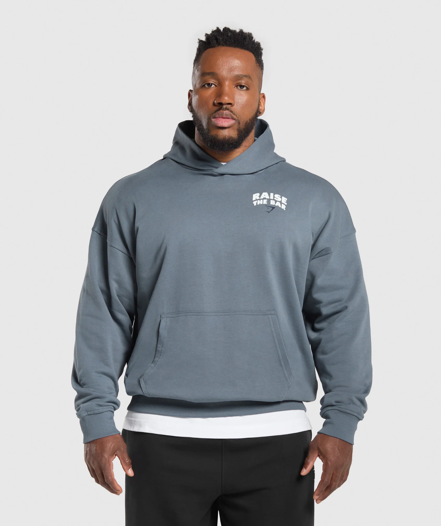 Gymshark Raise the Bar Hoodie - Iron Blue