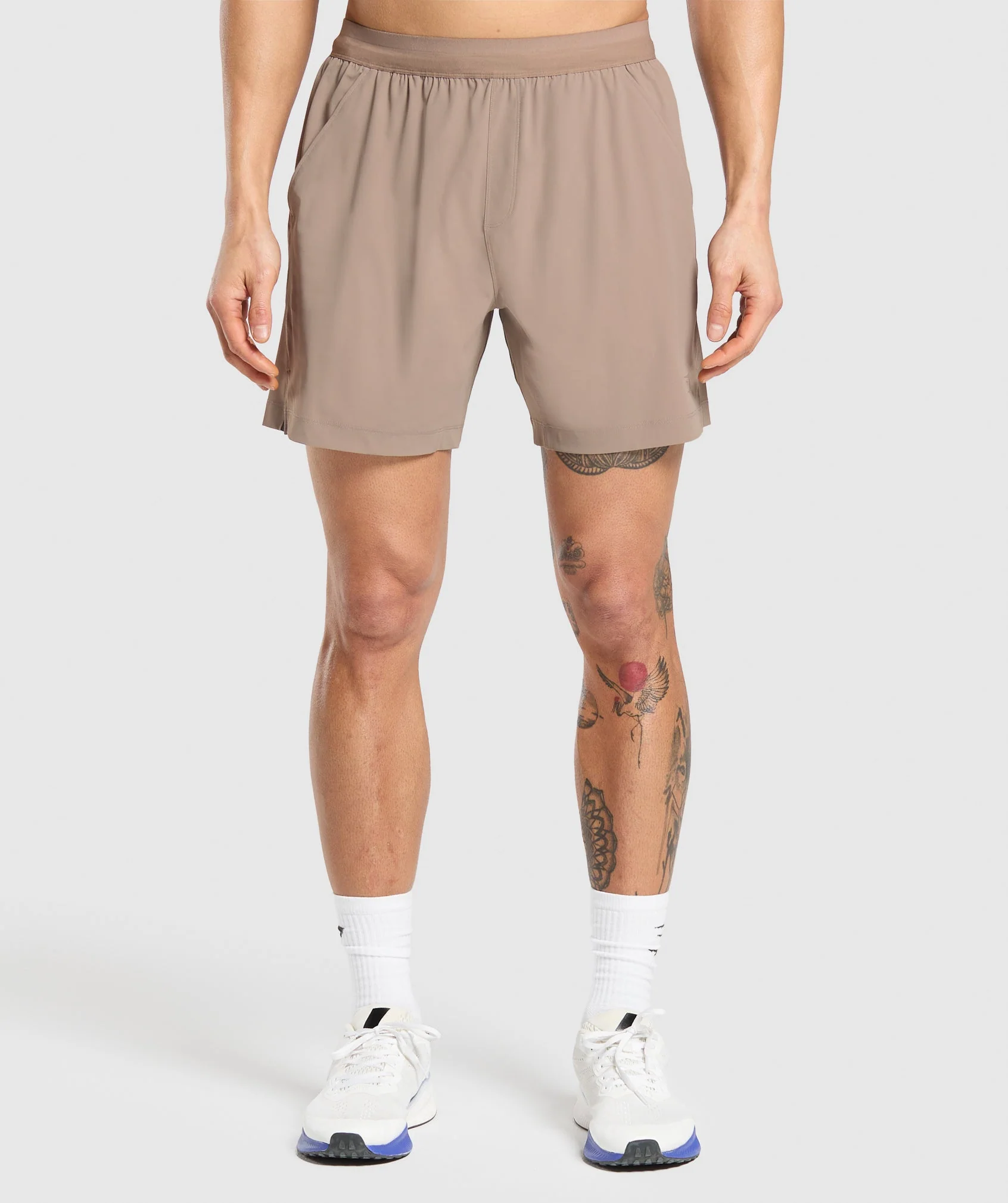 Gymshark Studio 6 Shorts - Lifestyle Brown