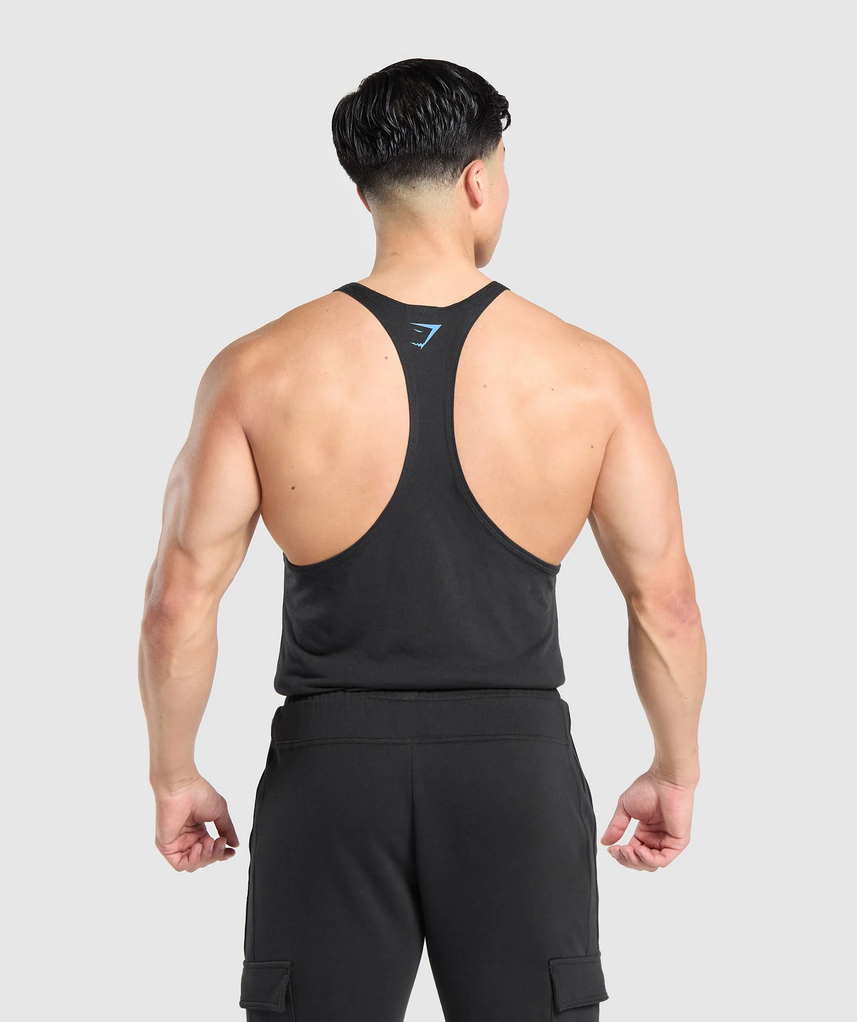 Gymshark Heavy Duty Lifter Stringer - Black