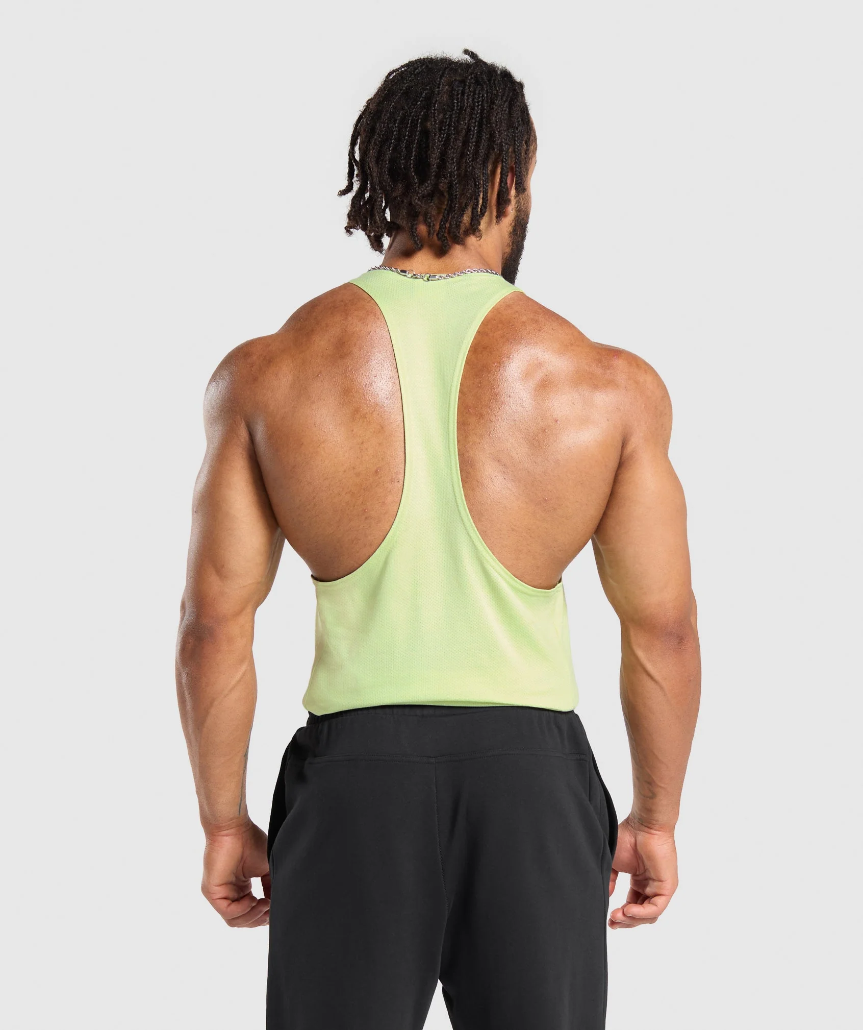 Gymshark React Stringer - Pastel Sage Green