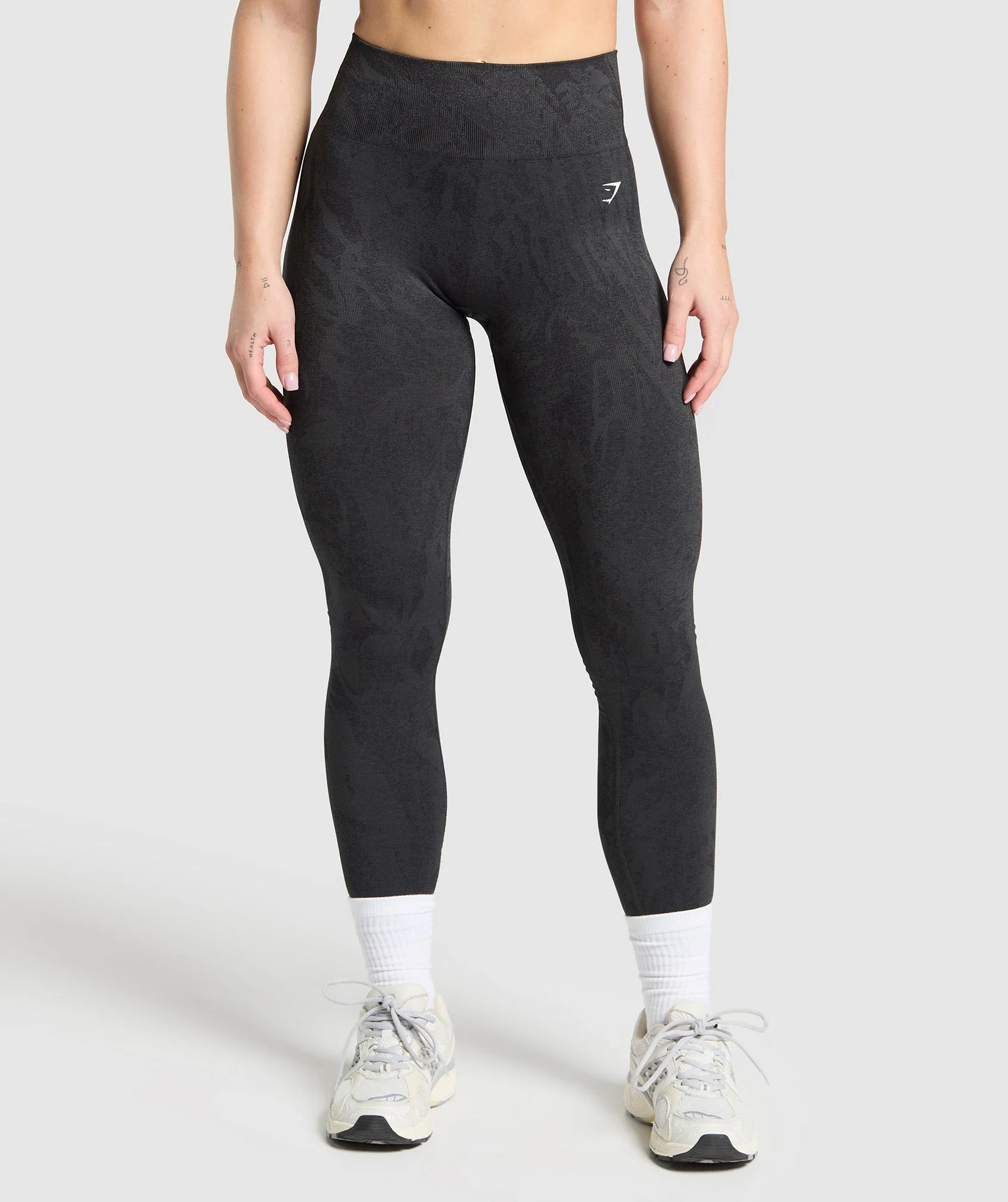 Gymshark Adapt Camo Seamless Leggings - Black