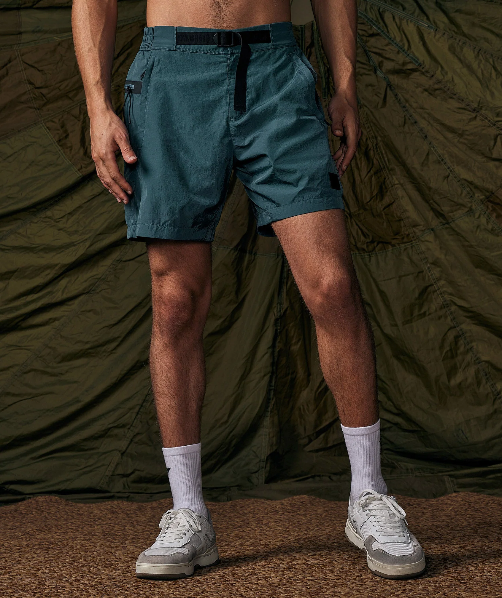 Gymshark Retake Woven Shorts - Tuscan Teal