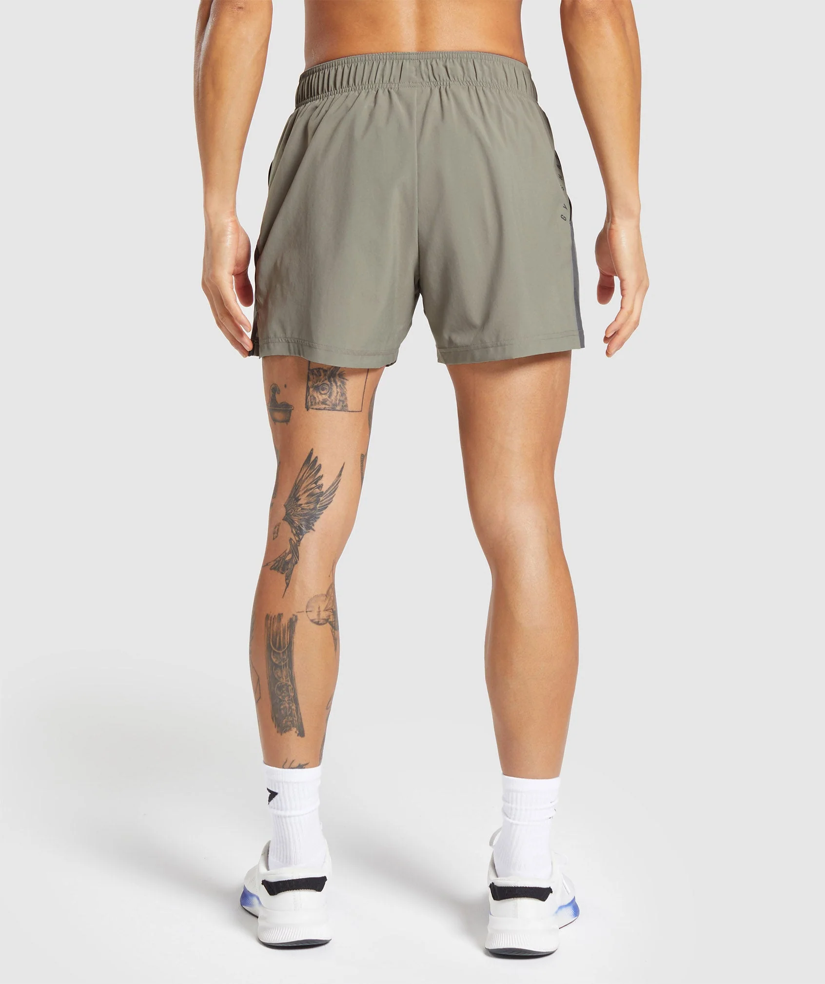 Gymshark Sport 5 Shorts - Linen Brown/Dark Grey