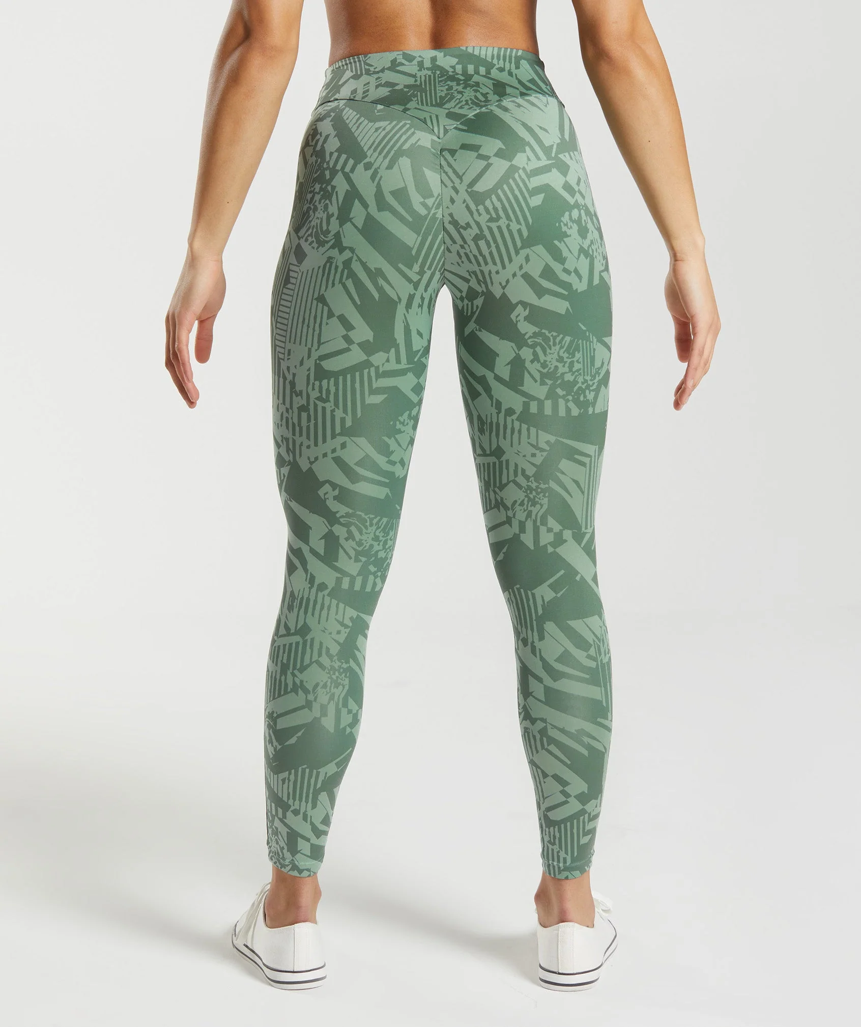 Power Regular Leggings - Willow Green/Desert Sage Green