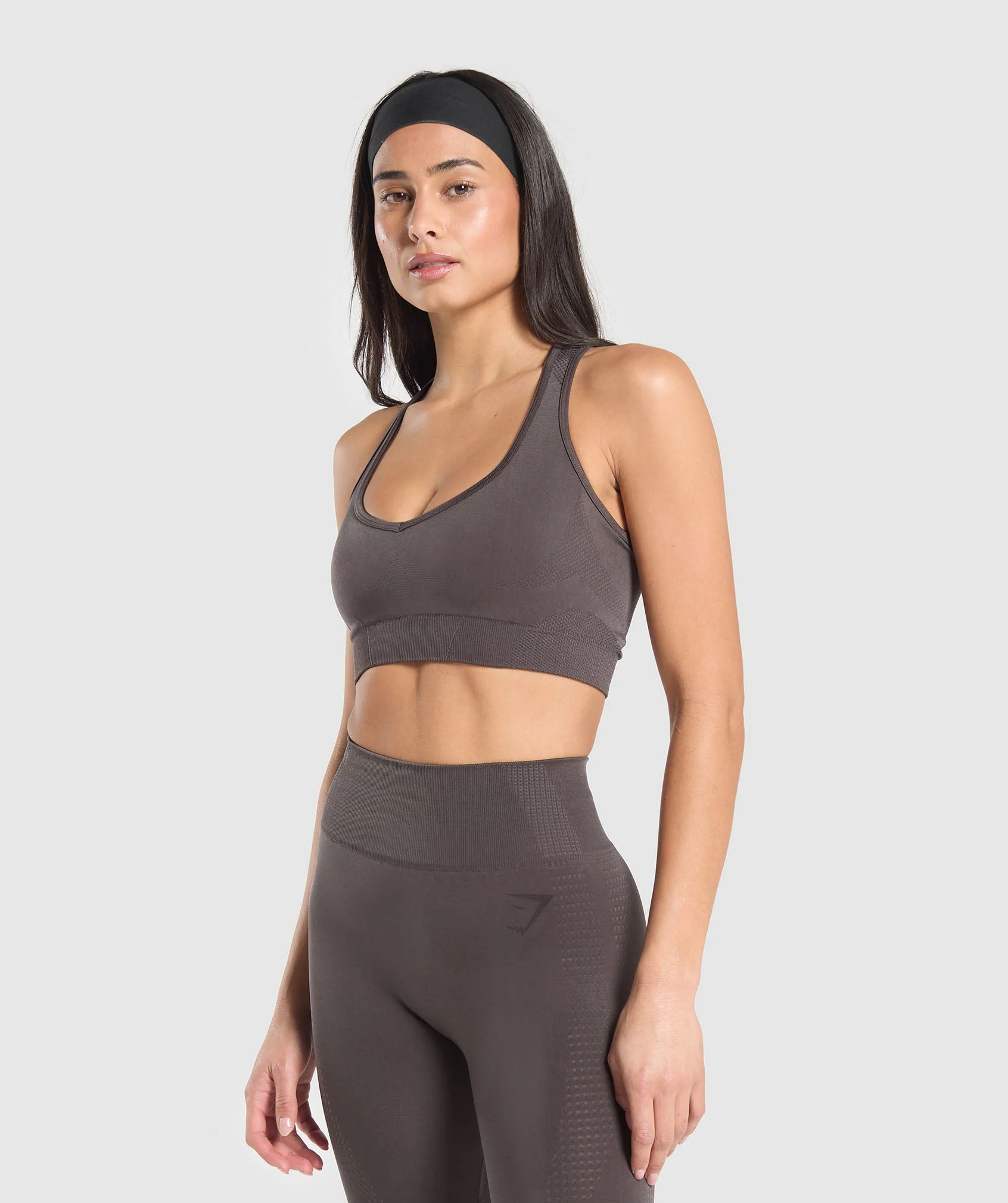 Gymshark Vital Shine Limited Edition Crop Top - Greyed Purple