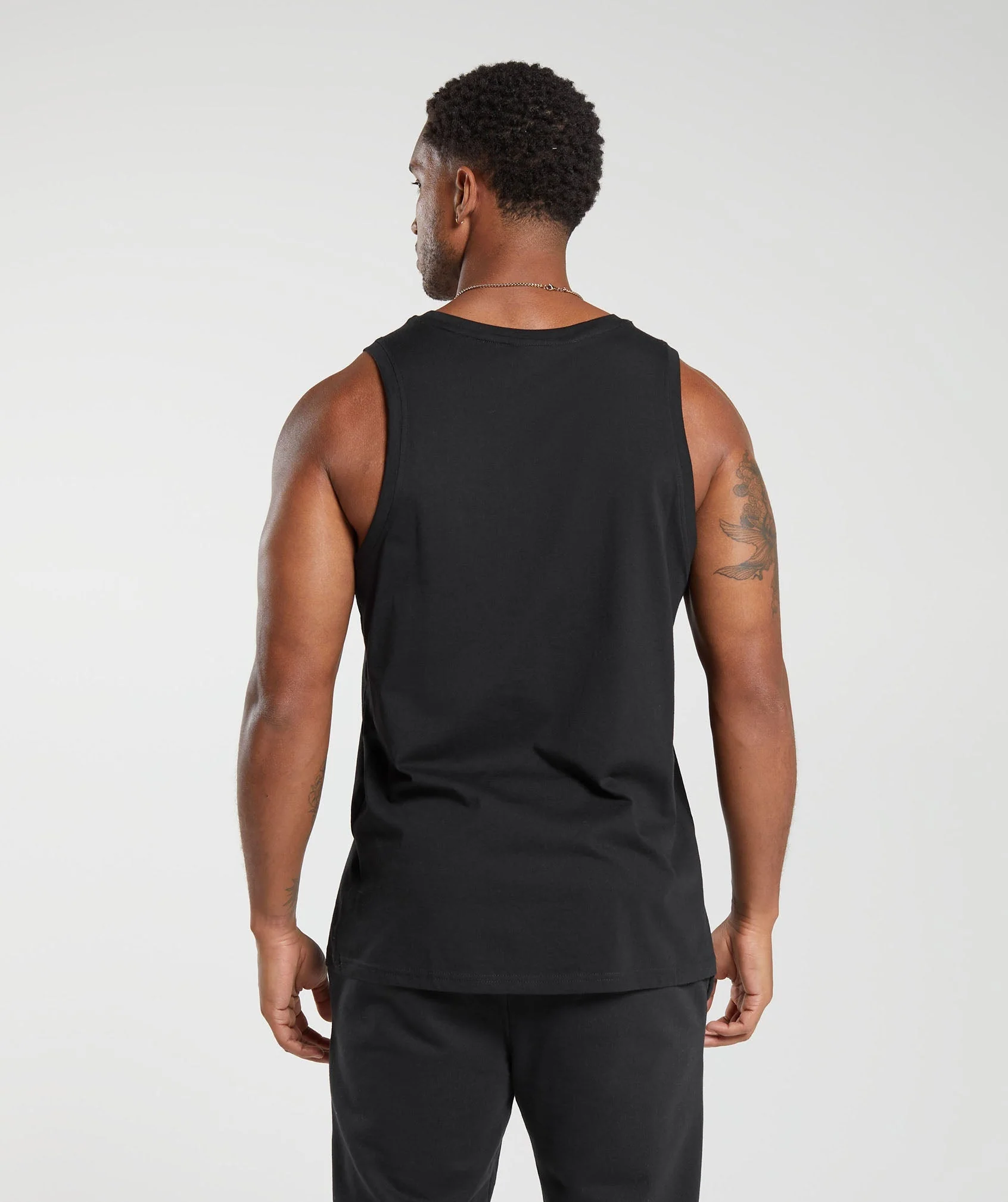 Gymshark Crest Cotton Tank - Black