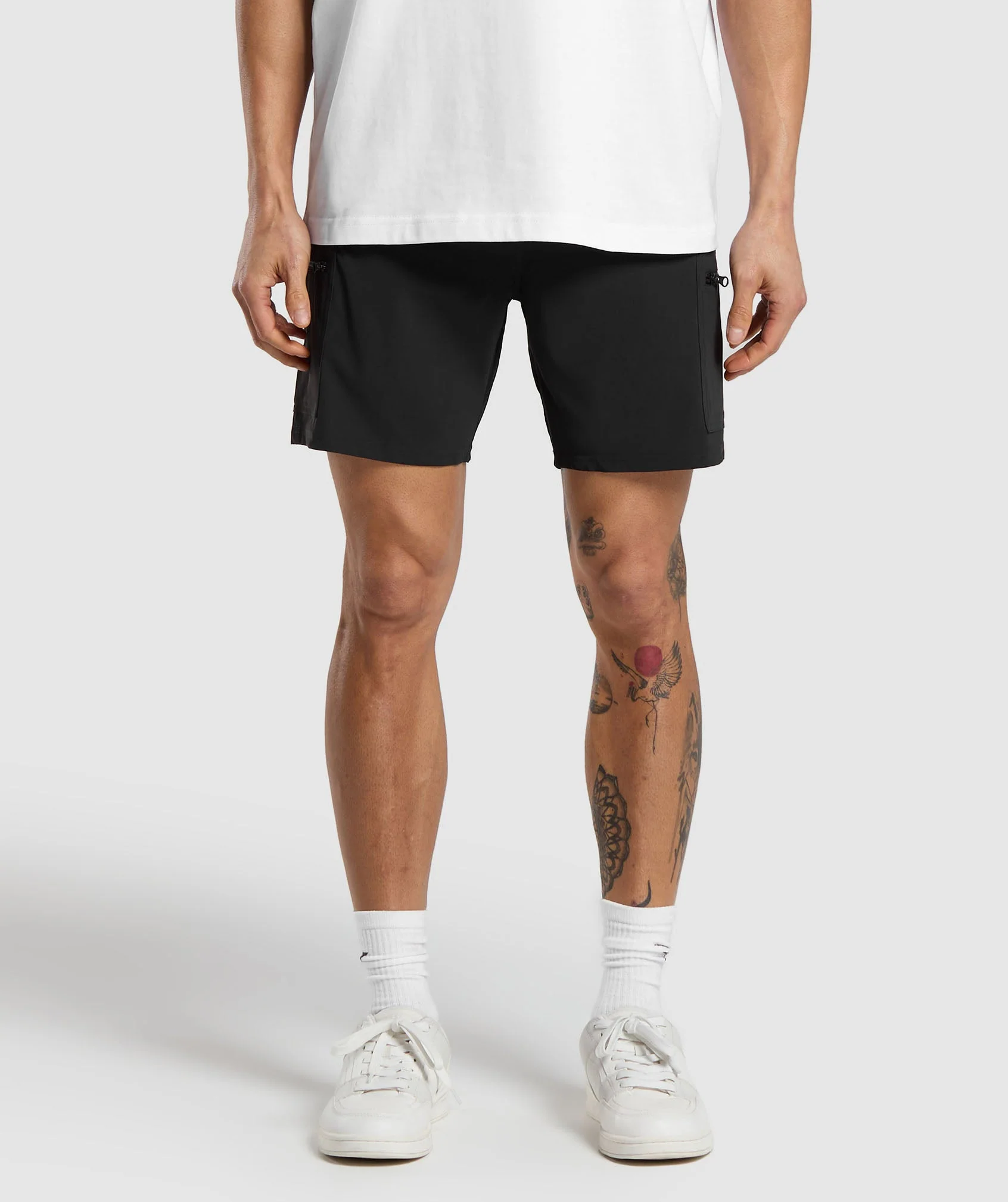 Gymshark Rest Day 6 Cargo Shorts - Black