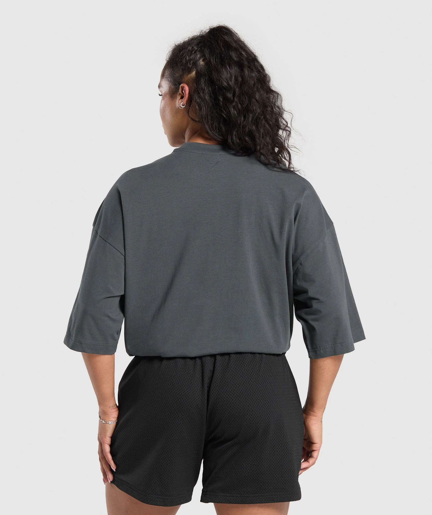 Gymshark Strength Department Graphic T-Shirt - Asphalt Grey