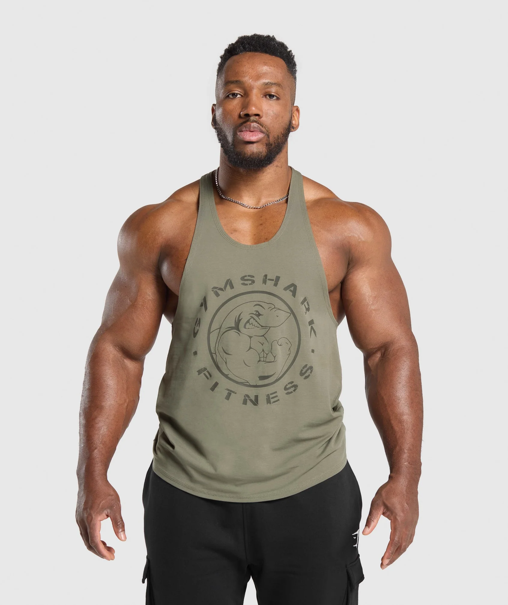 Gymshark Legacy Stringer - Base Green
