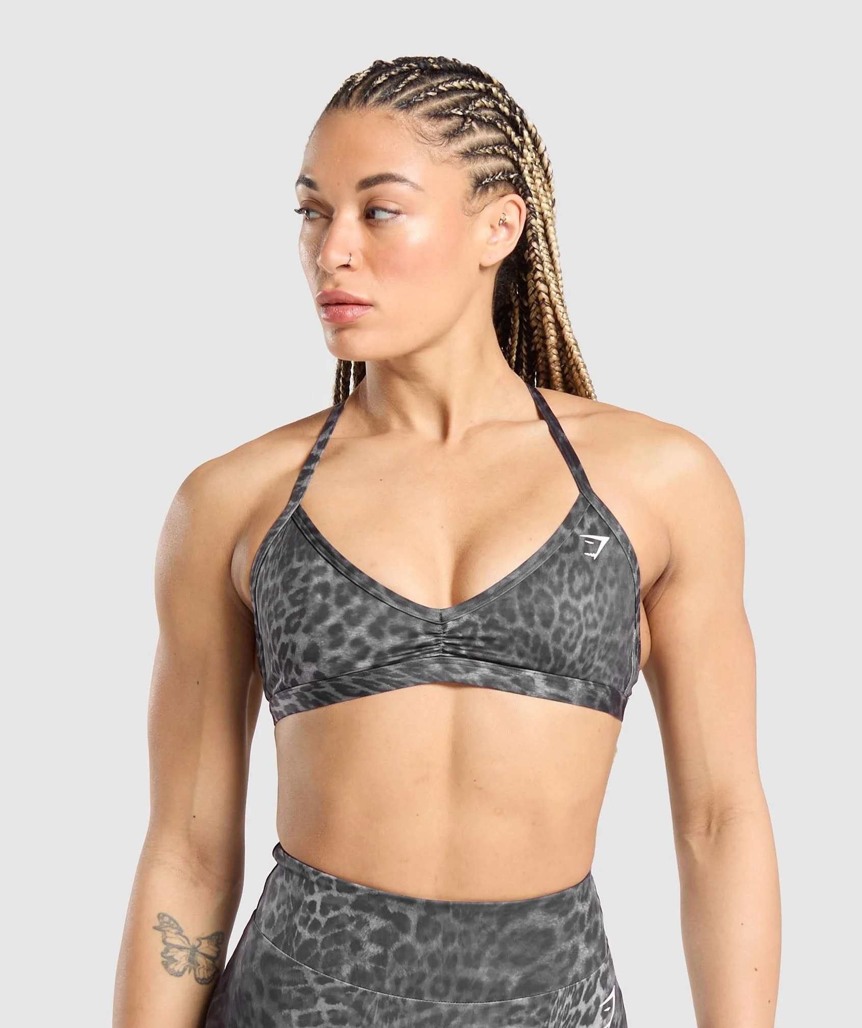 Power Minimal Sports Bra - Dark Grey