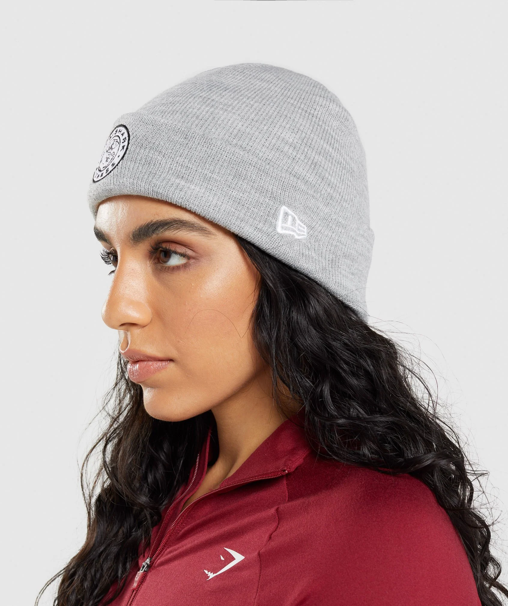 Gymshark New Era Legacy Cuff Knit - Grey