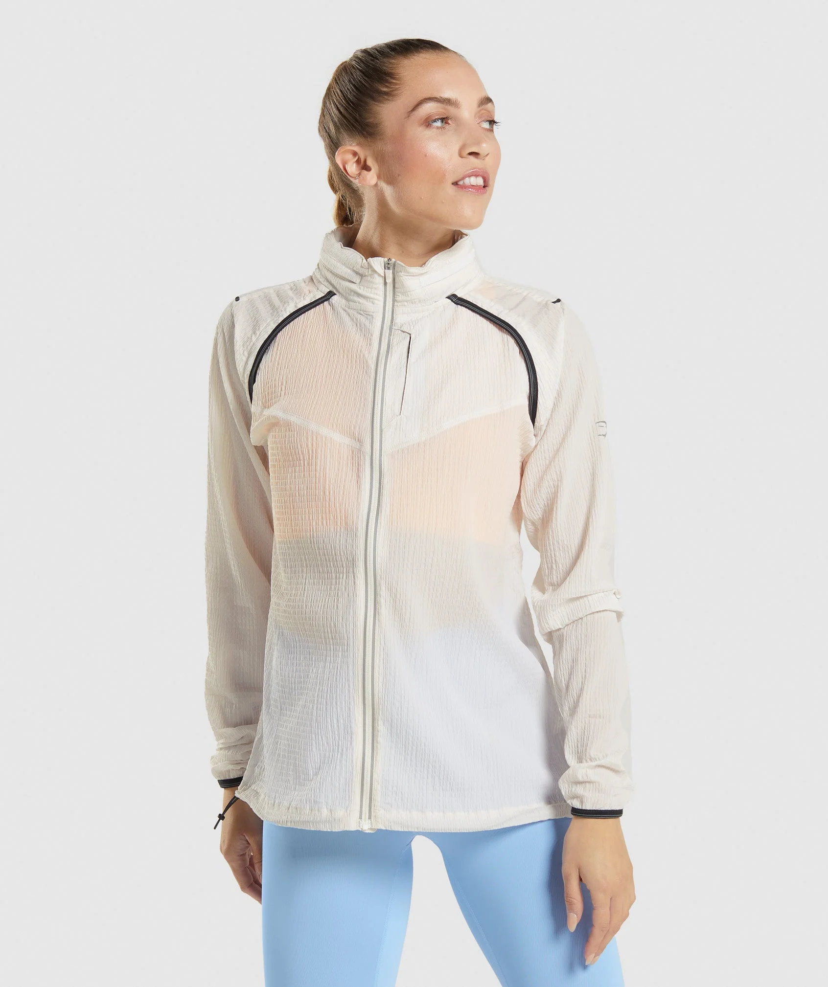 Gymshark Speed Windbreaker - Coconut White