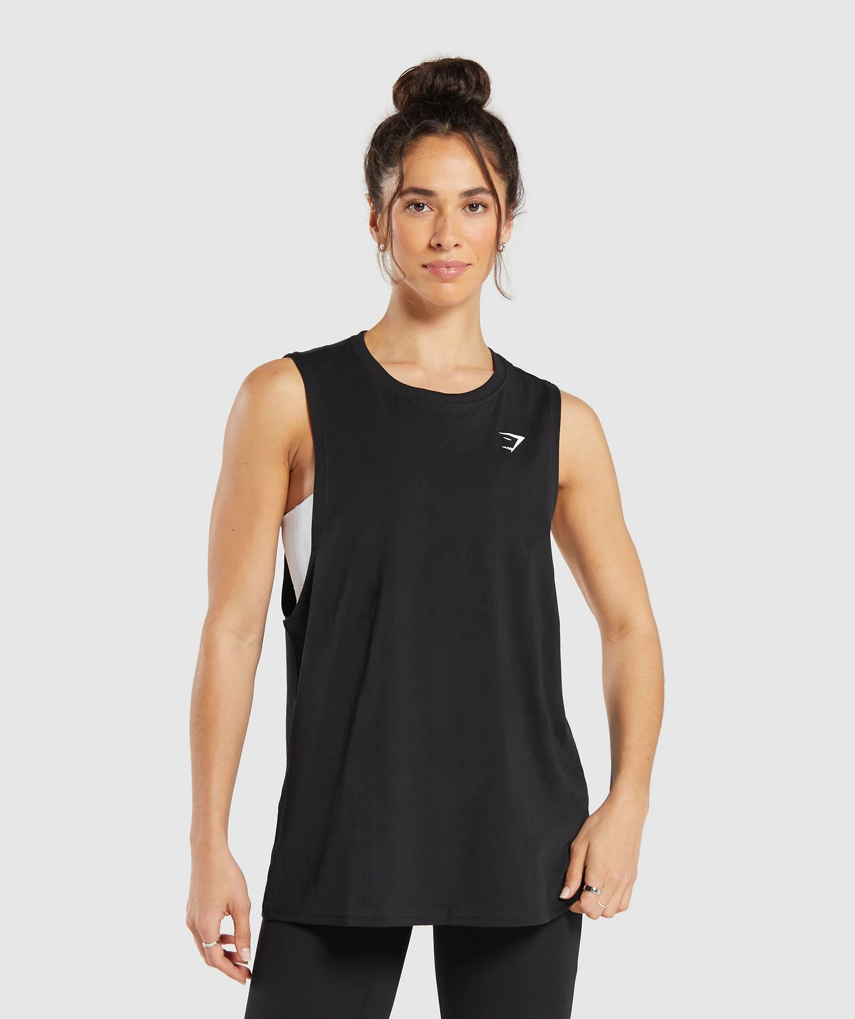 Gymshark Training Drop Arm Tank - Black