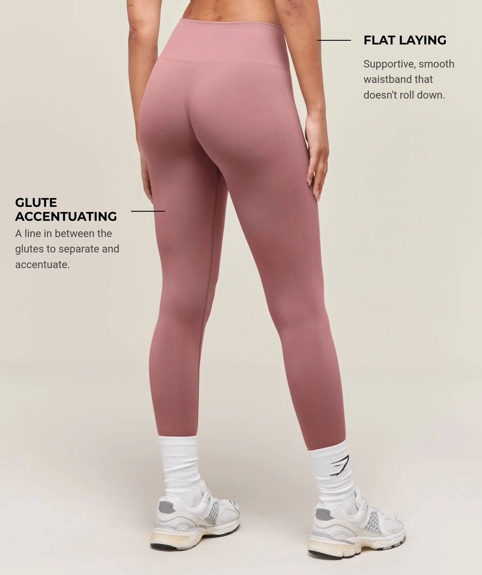 Gymshark Soft Sculpt Leggings - Calm Pink