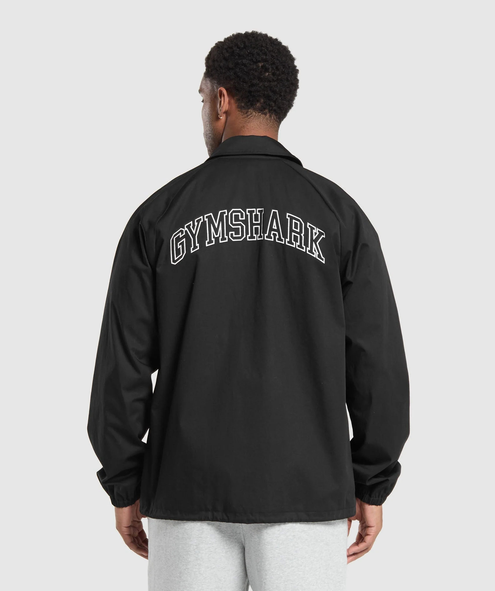 Gymshark Canvas Coach Jacket - Black