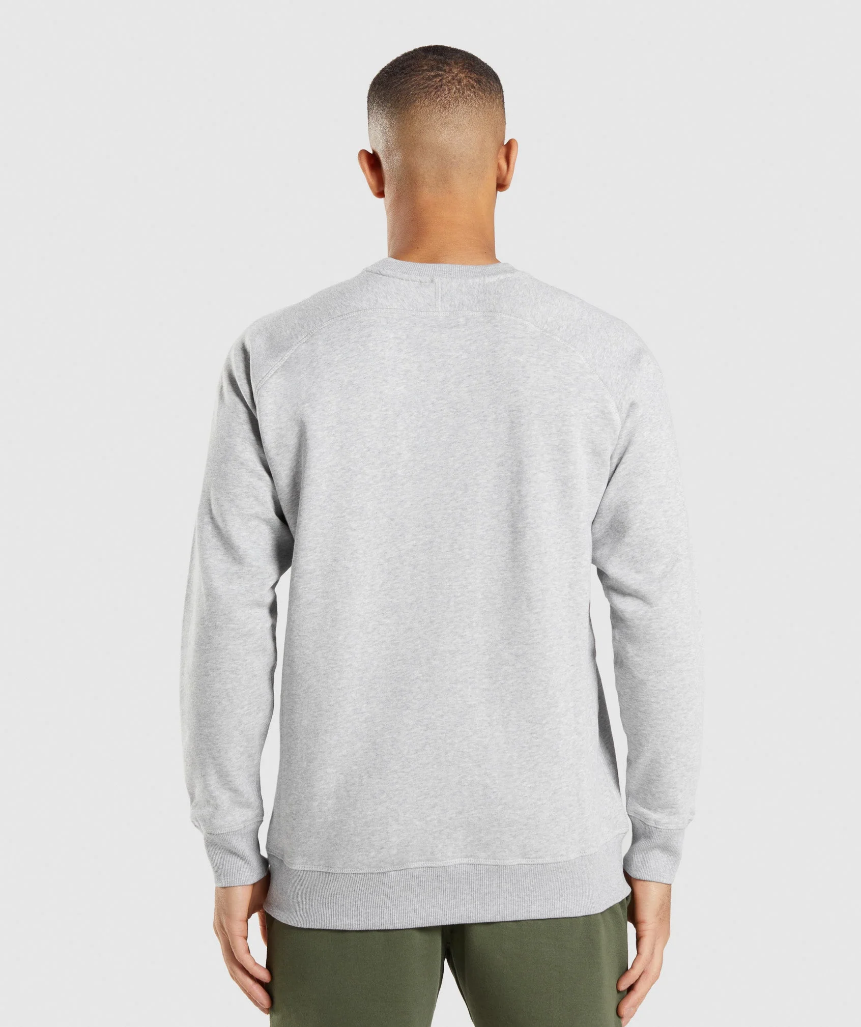 Gymshark Apollo Crew - Light Grey Core Marl