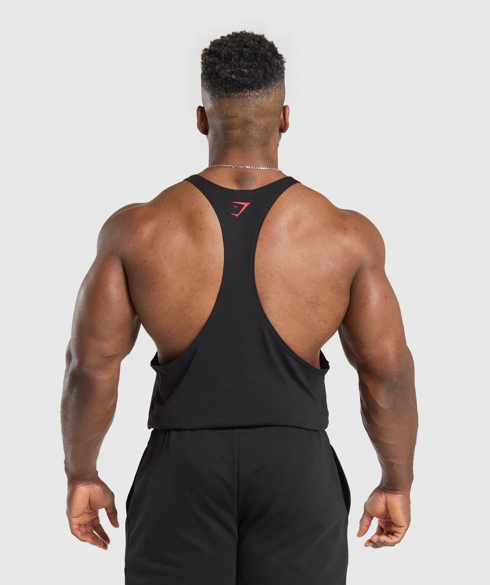 Gymshark Trophy Graphic Stringer - Black