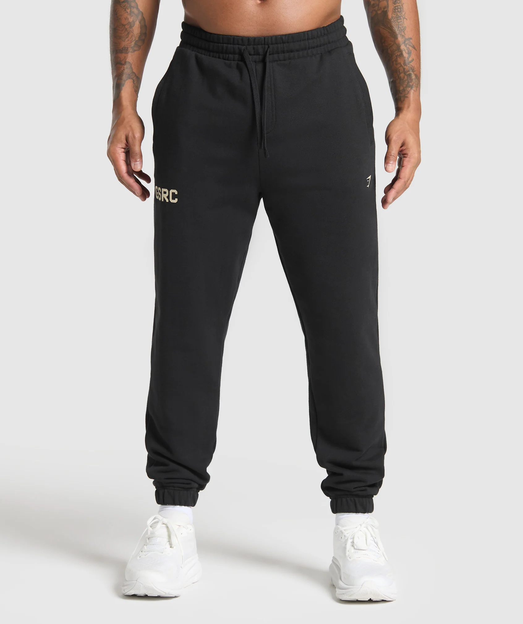 Gymshark Running Graphic Joggers - Black