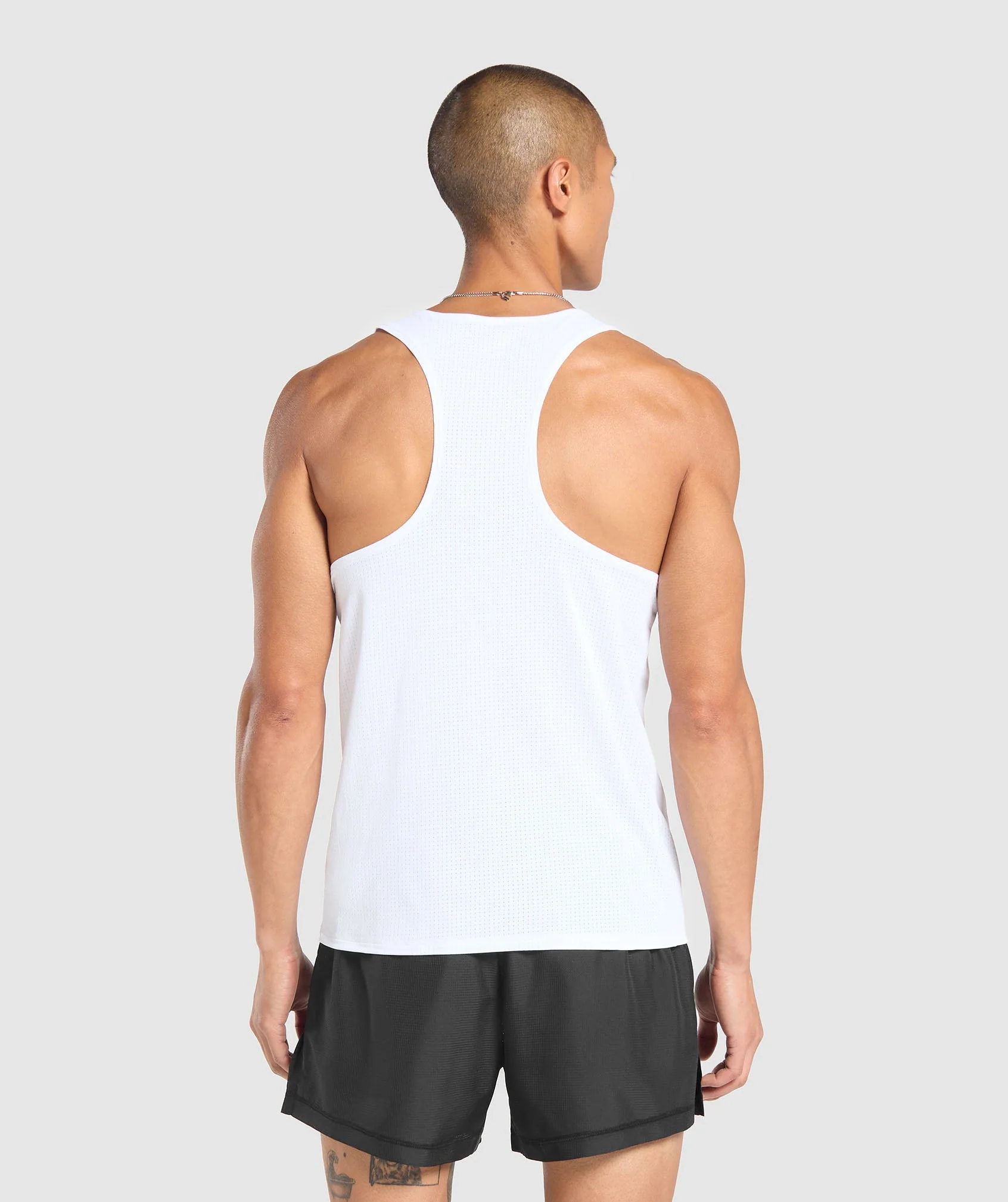 Gymshark Running Tank - White