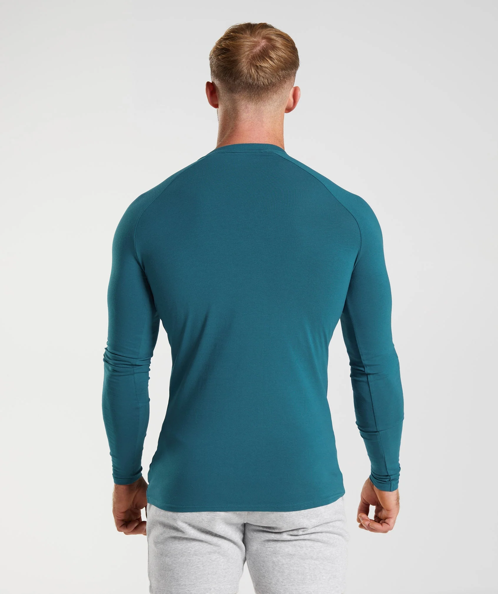 Gymshark Apollo Long Sleeve T-Shirt - Atlantic Blue