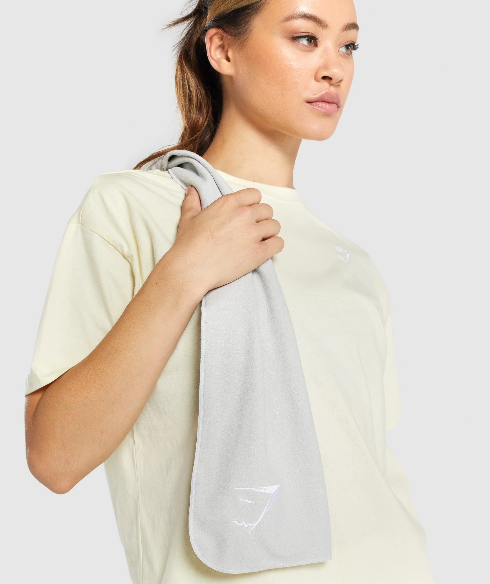 Gymshark Sweat Towel - Light Grey