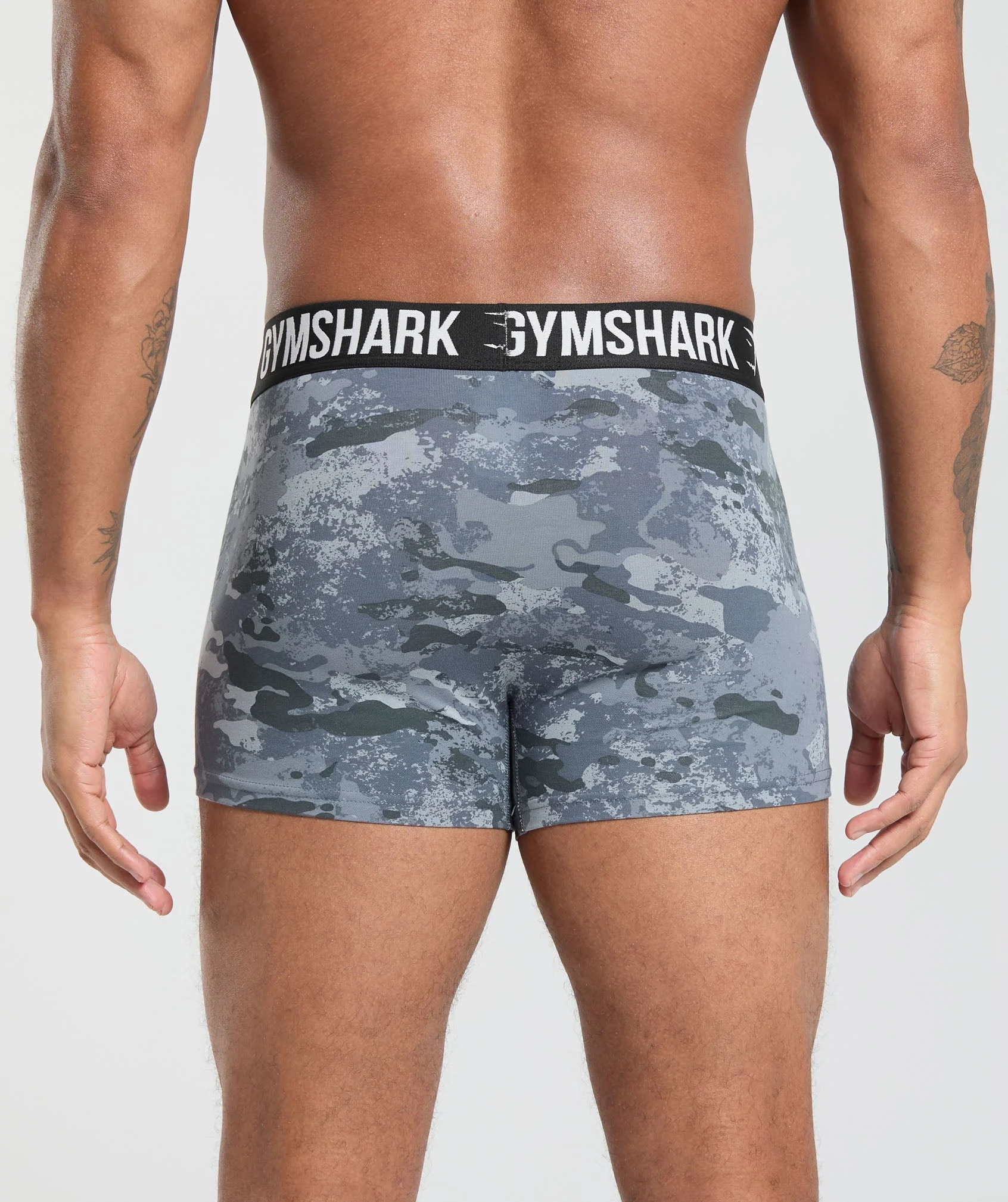 Gymshark Boxer Brief 3PK - Blue Surf/Denim Grey/Black