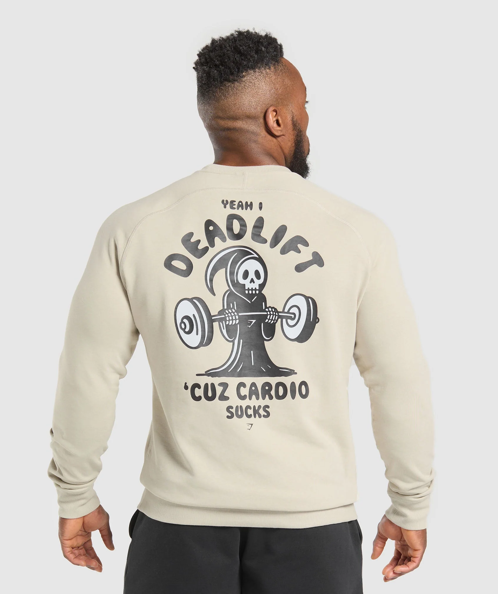 Gymshark Reaper Crew - Pebble Grey