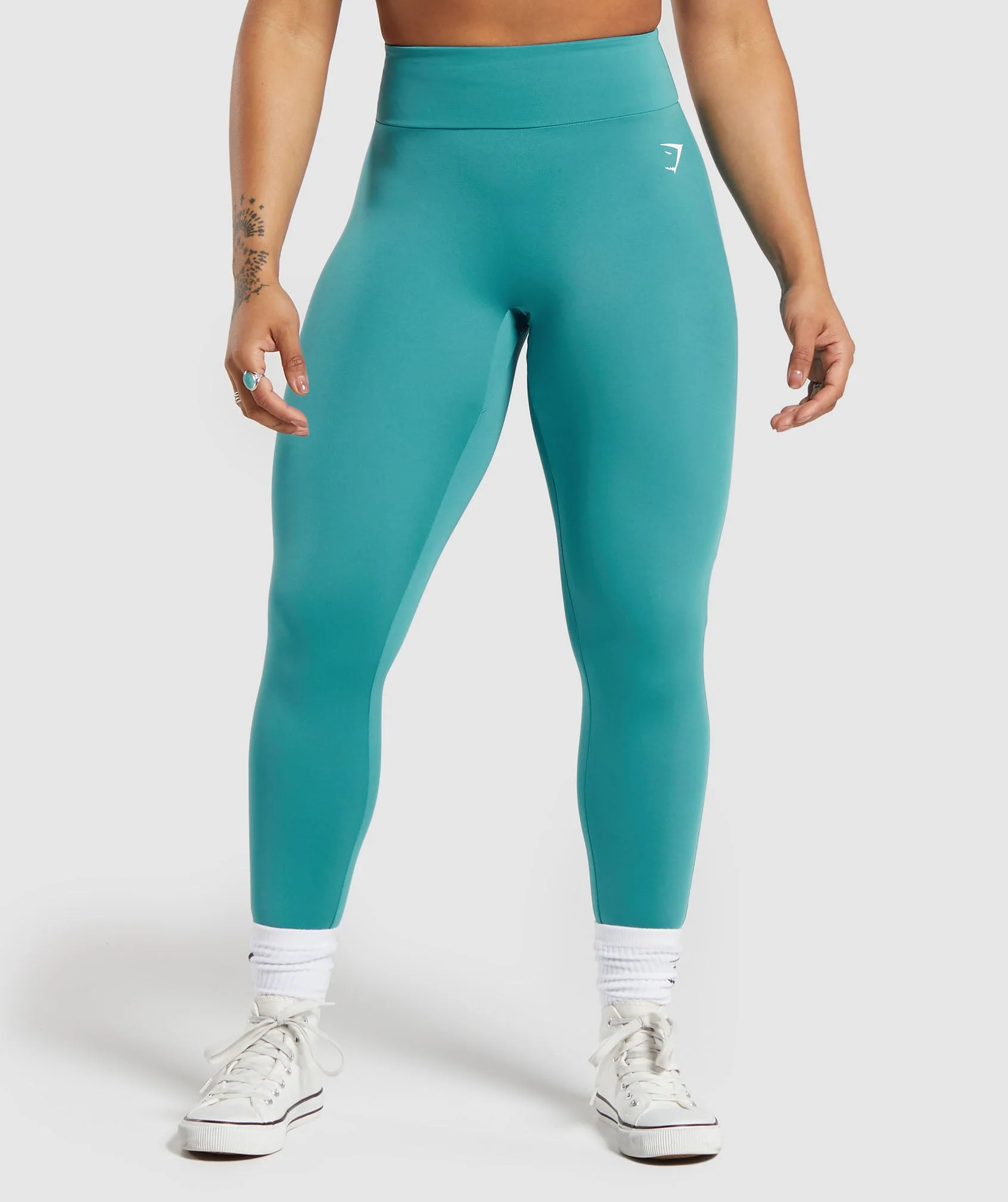 Power Regular Leggings - Bondi Teal