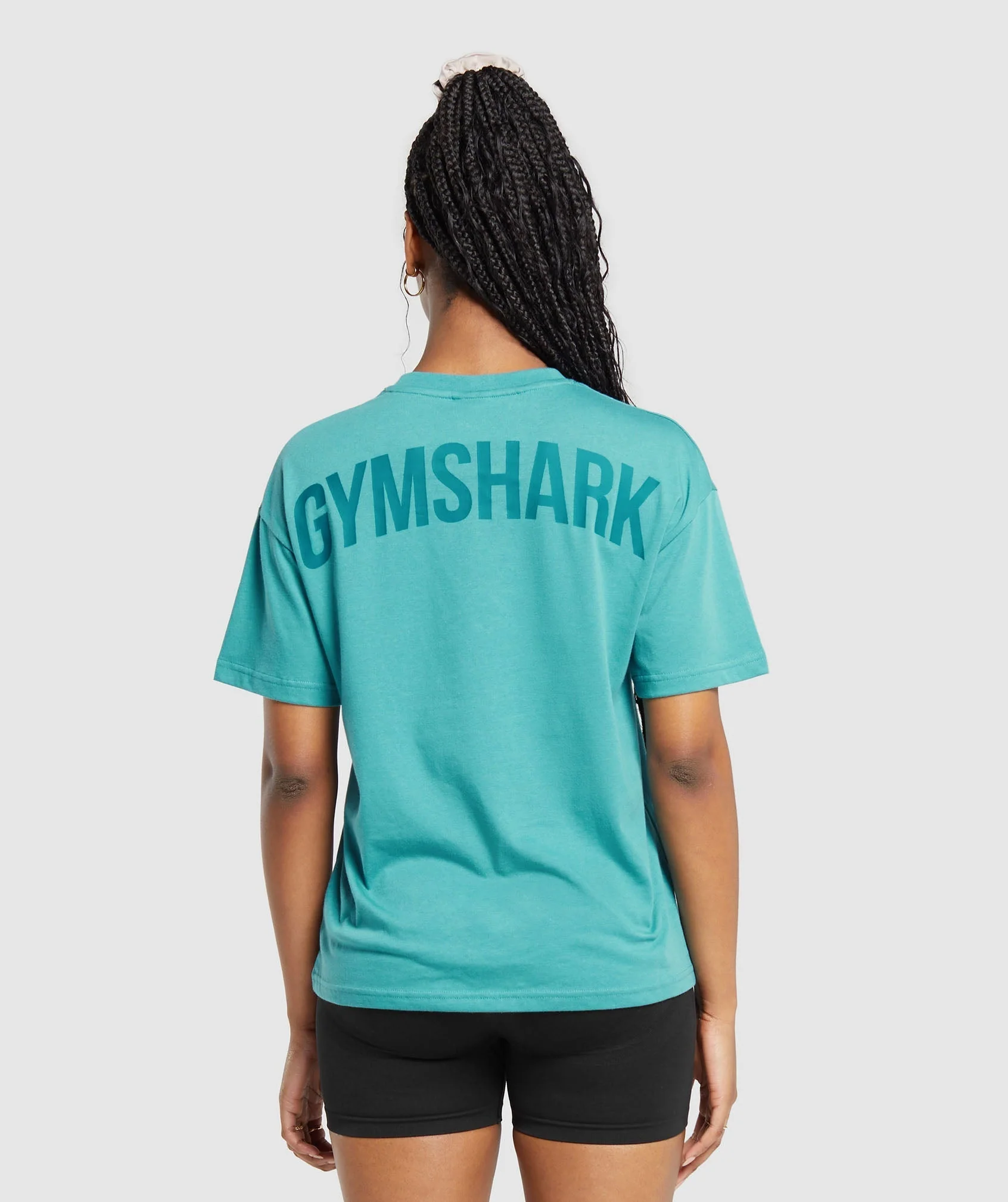 Power Oversized T-Shirt - Bondi Teal