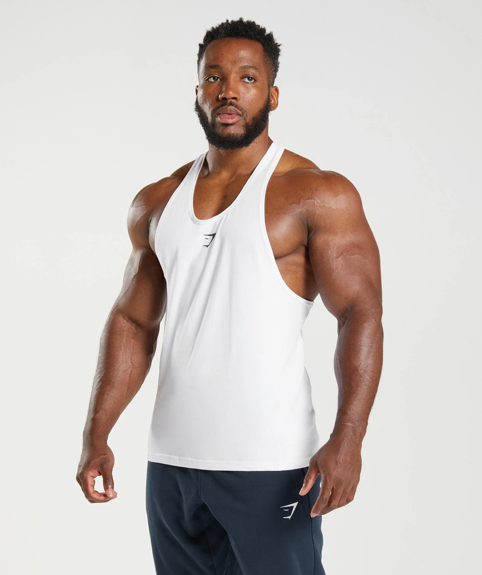 Gymshark React Stringer - White