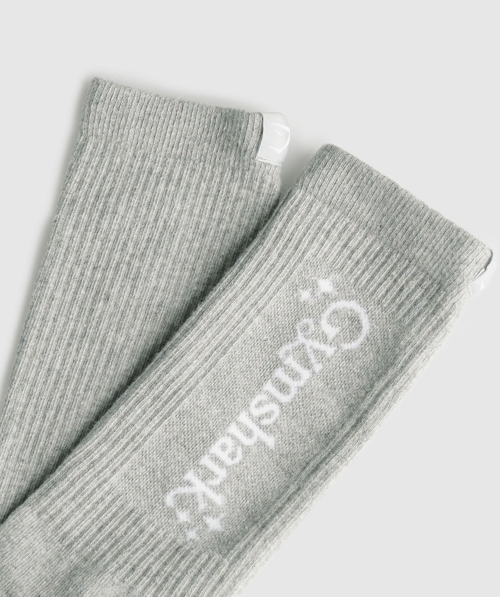 Gymshark Script Crew - Light Grey Marl