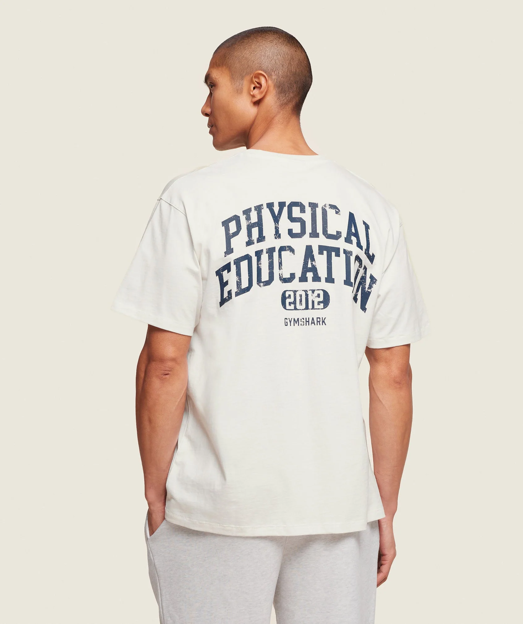 Gymshark Phys Ed T-Shirt - Soft White